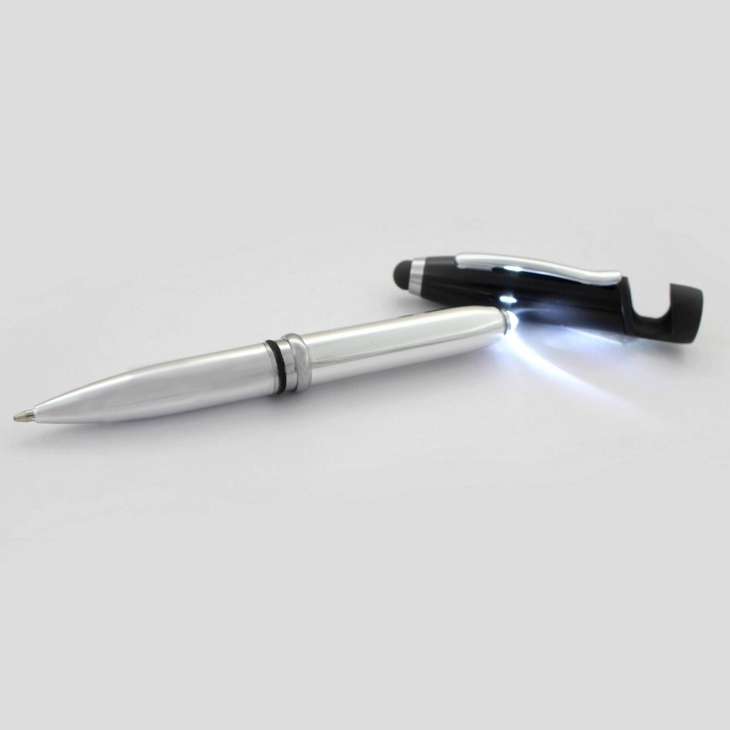 UJJi 4in1 Traveller Pen with Stylus, Mobile Holder & Torch - Image 2
