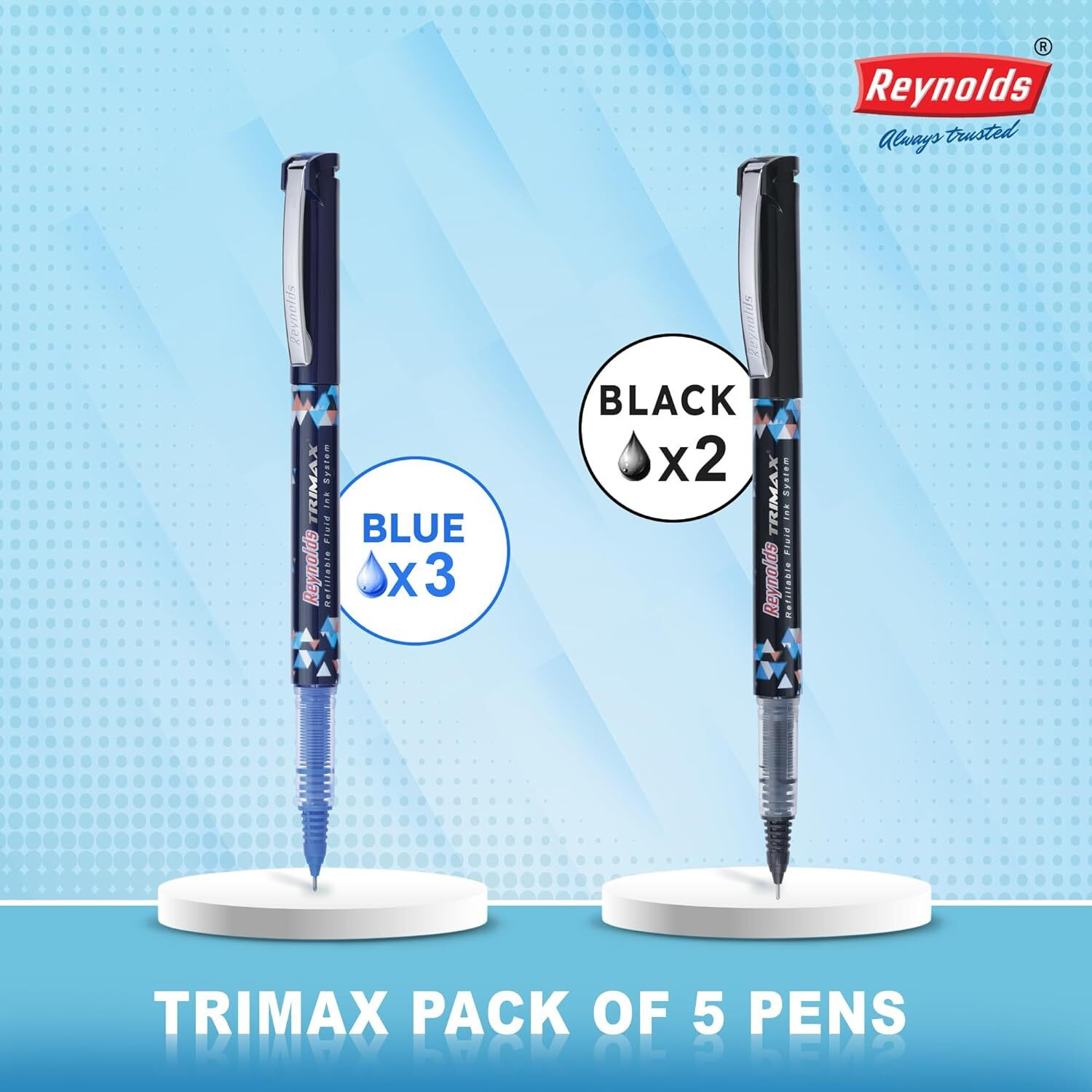 Image of Reynolds Trimax Roller Ball Pen