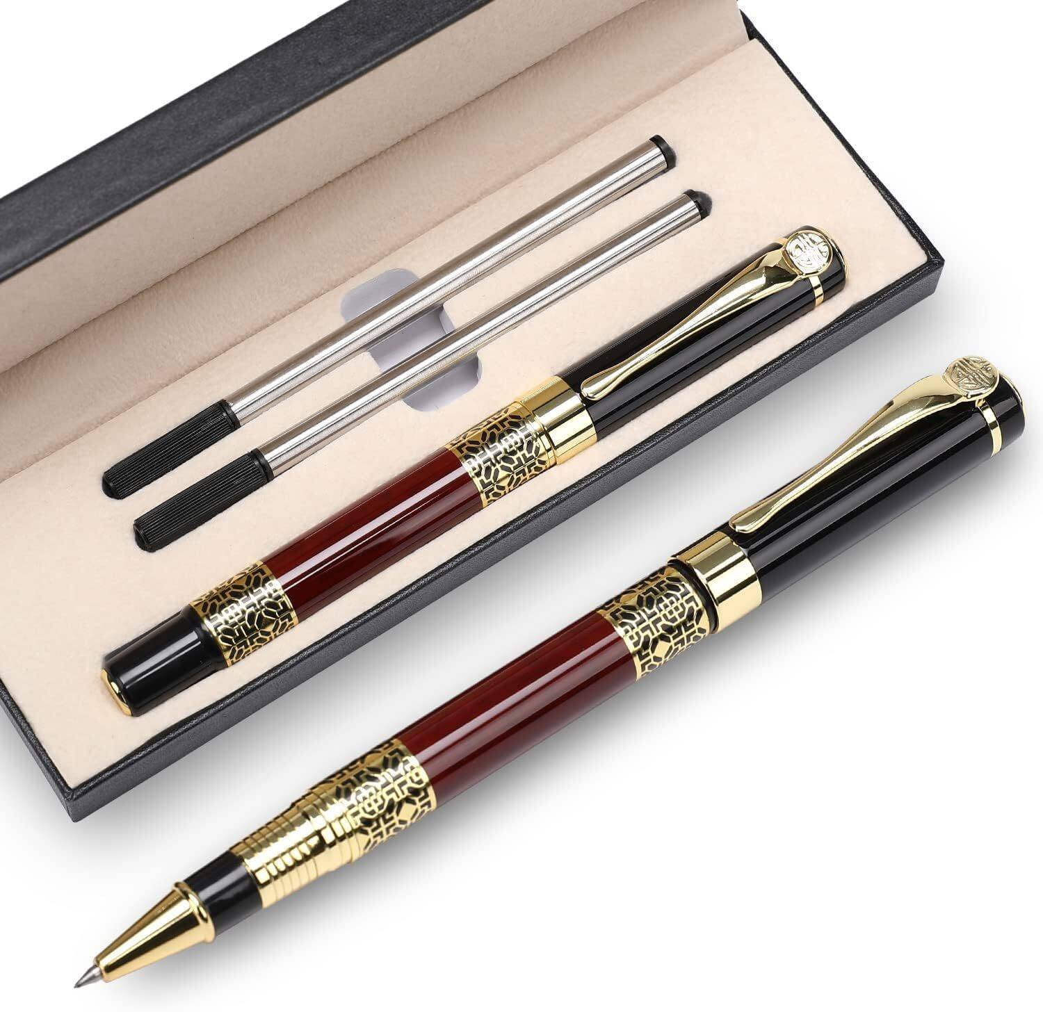 4MYL Luxury Metal Ballpoint Pen with Gift Box - Business Executive Pen Set for Men Pen Gift Set