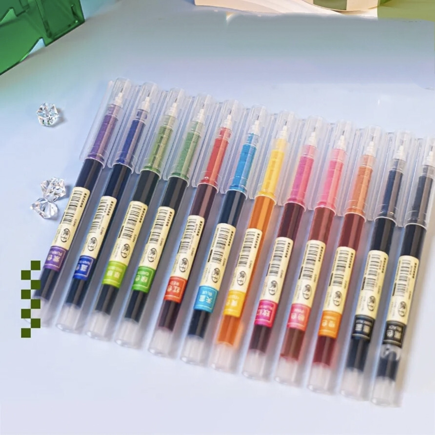 Image of KLIDSHUSOZ TREASURE Different Colors for Organizing Notes, Planners /Journals for School, Office Use Gel Pen