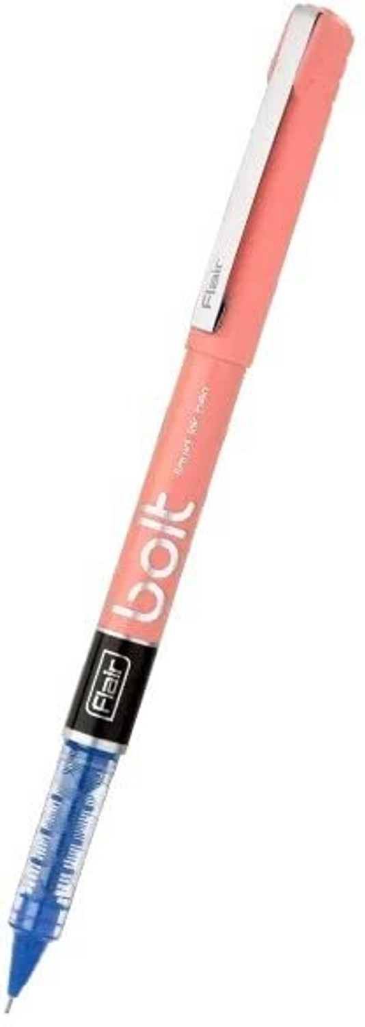 Image of FLAIR Liquid Ink Gel Pen (Pack of 5, Ink Color - Blue)