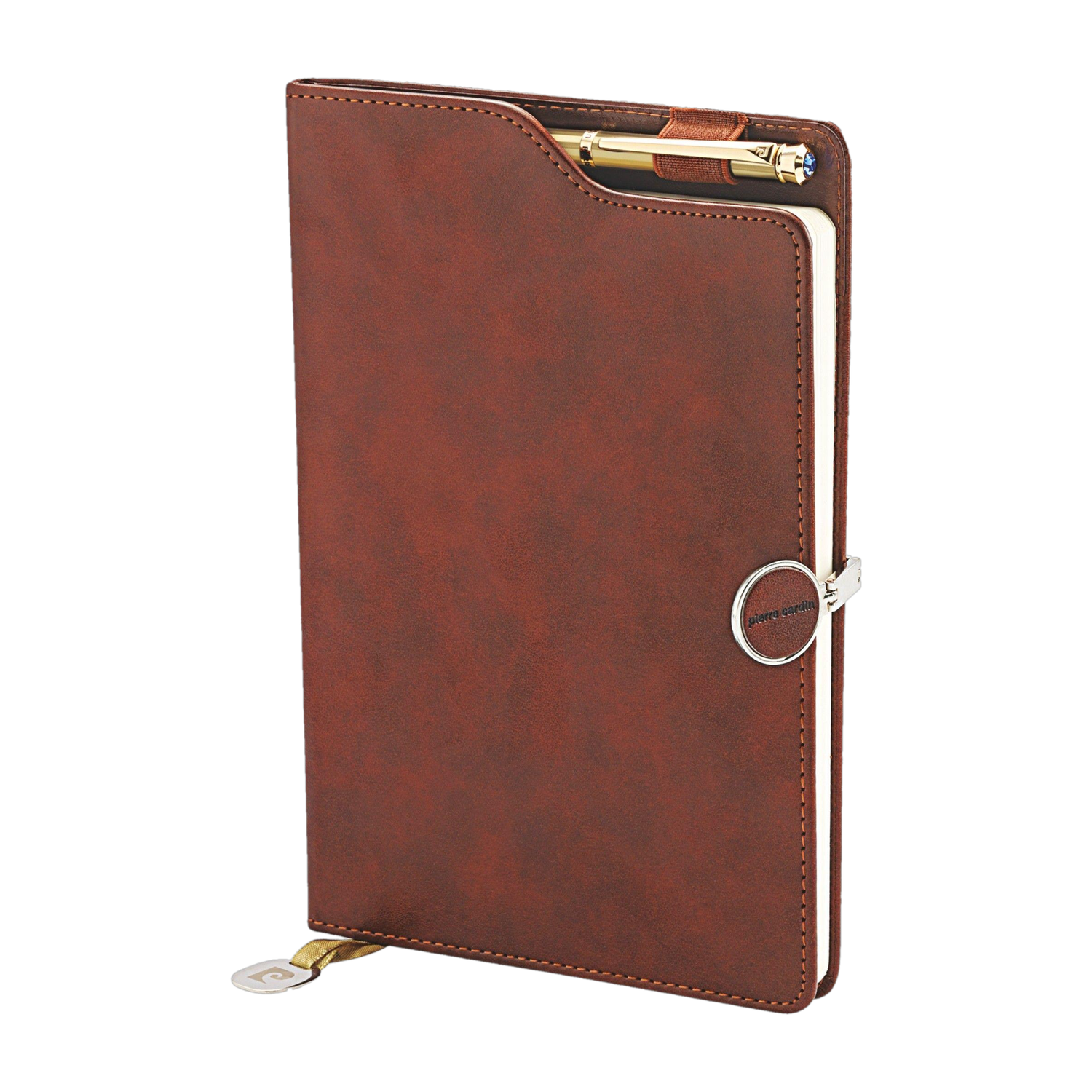 Image of PIERRE CARDIN Elite Gift Set of Pen and Diary(BROWN) Pen Gift Set