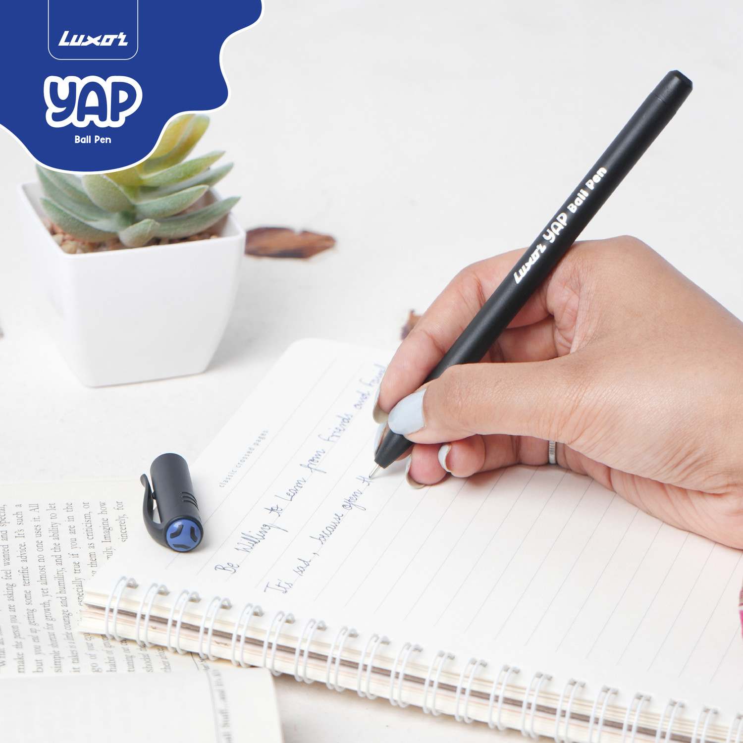 Image of LUXOR YAP Assorted Ball Pens | 0.7 mm | Feather-Light | For Home, Office, and School | Ball Pen