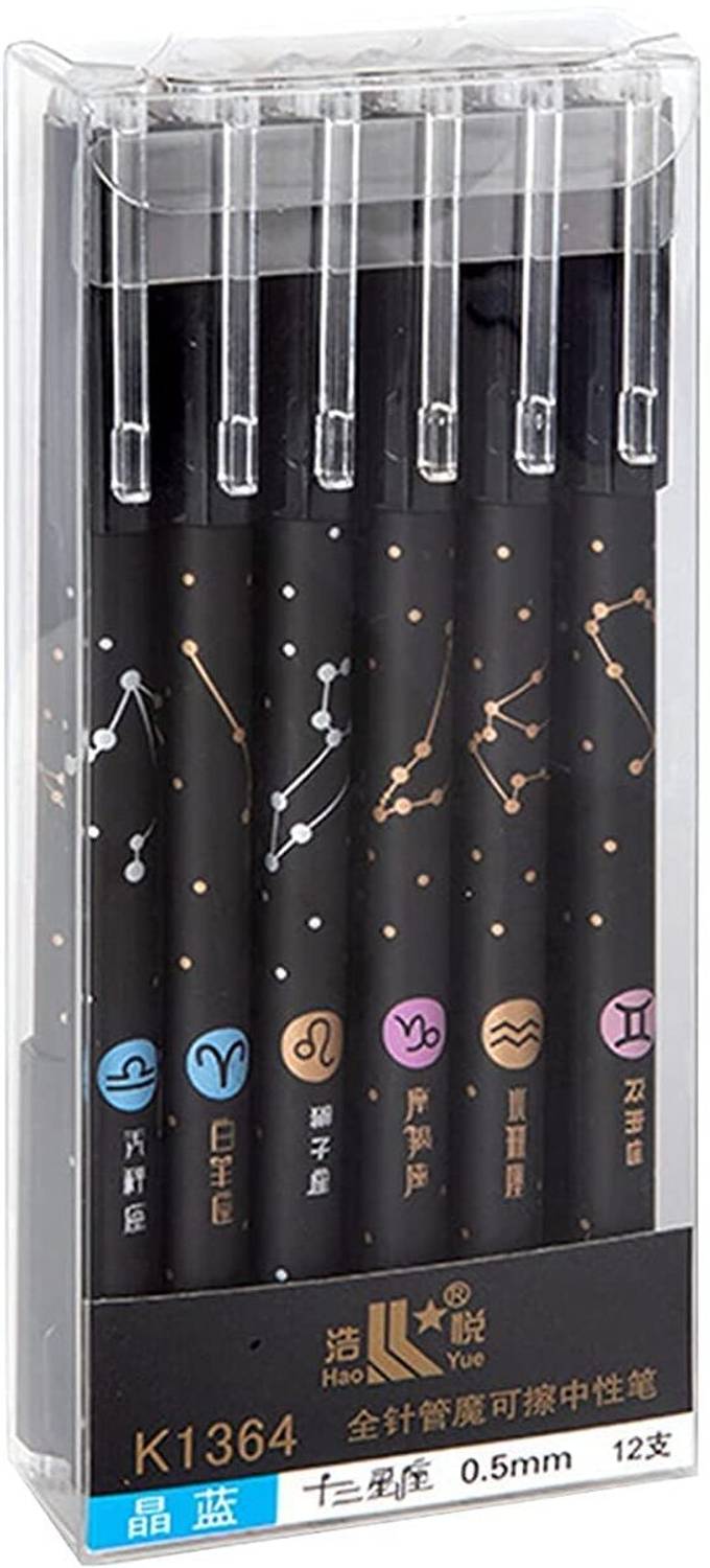 Agelast Space Themed Erasable Pen With Assorted Eraser Smudge Proof Gel Pen