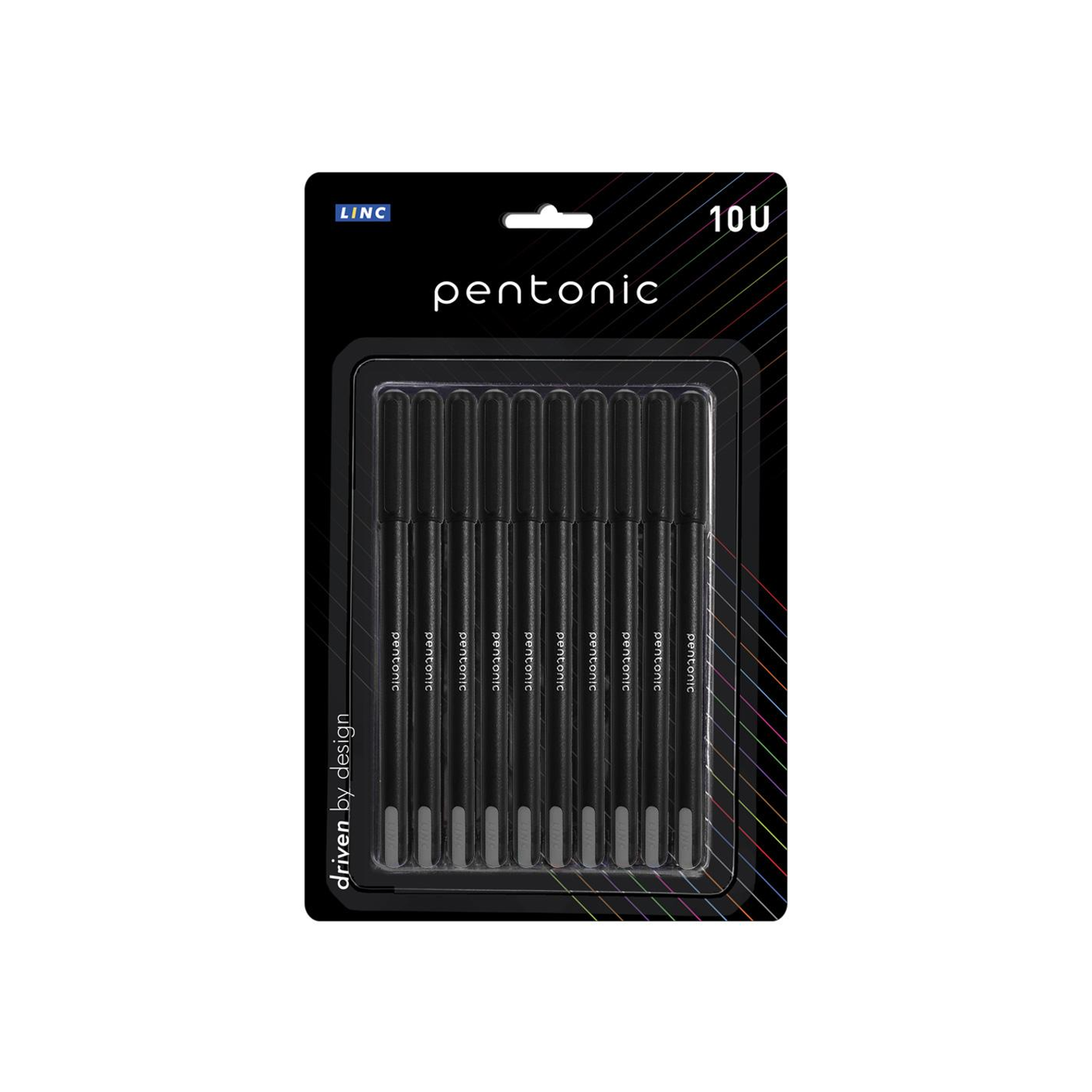 Image of Pentonic 0.7 mm Ball Pen Blister Pack | Sleek Matte Finish Body, Effortless Writing Ball Pen