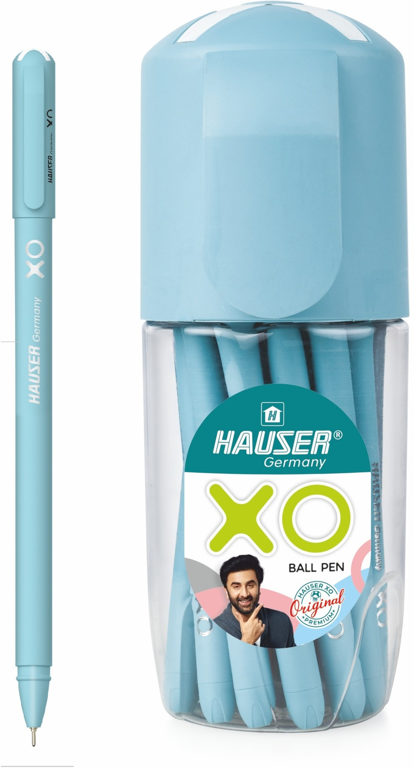 Image of HAUSER XO Ball Pen Pack of 20 in Pen Shape Jar Packaging Ball Pen
