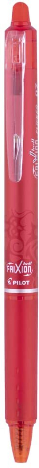 Image of PILOT Frixion Clicker 0.7mm Fine Point.Features a comfortable dimpled grip. Roller Ball Pen