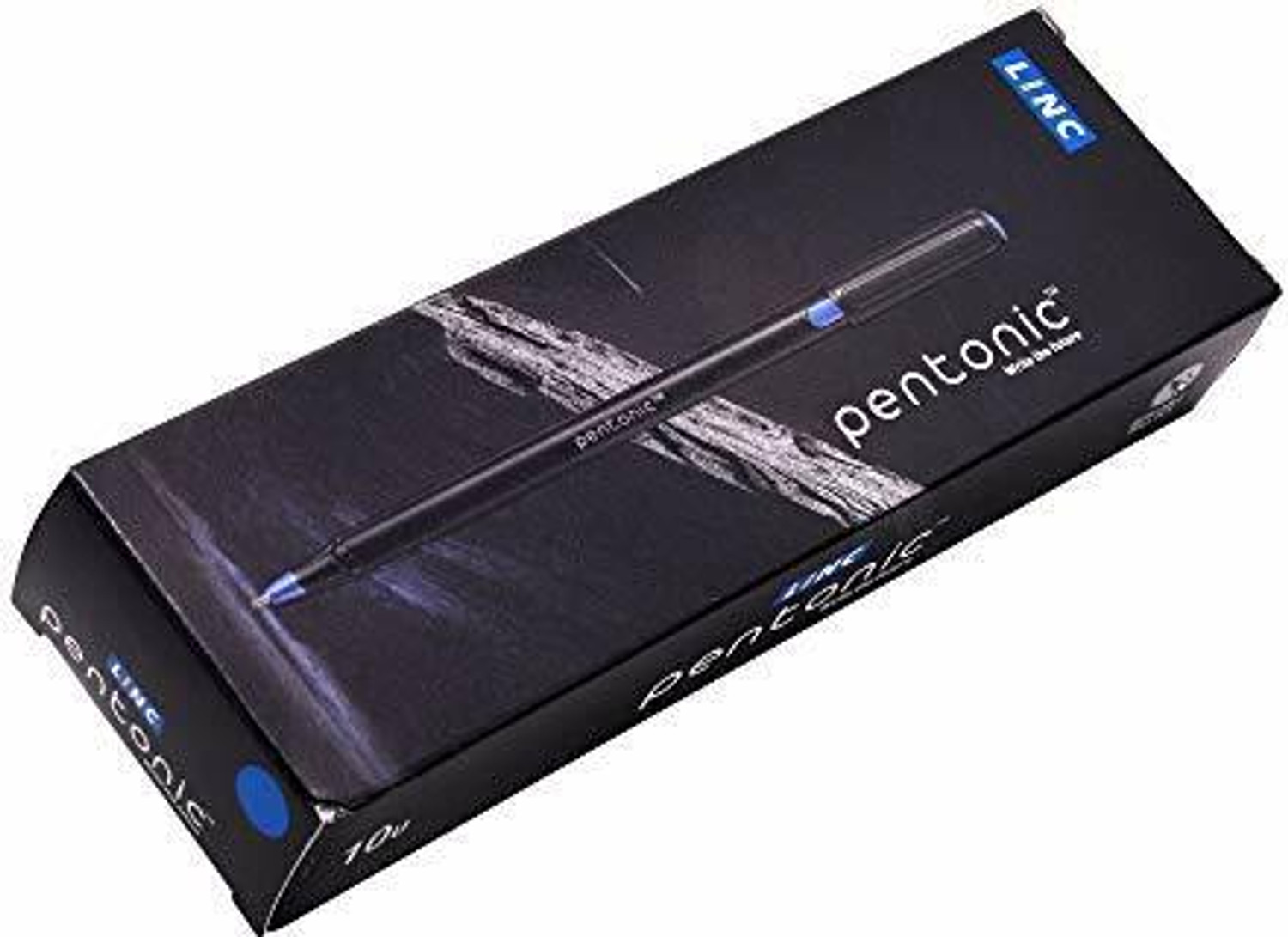 Image of Pentonic 0.7 mm Ball Point Pen | Black Matte Finish Body, Smudge Free Writing Ball Pen