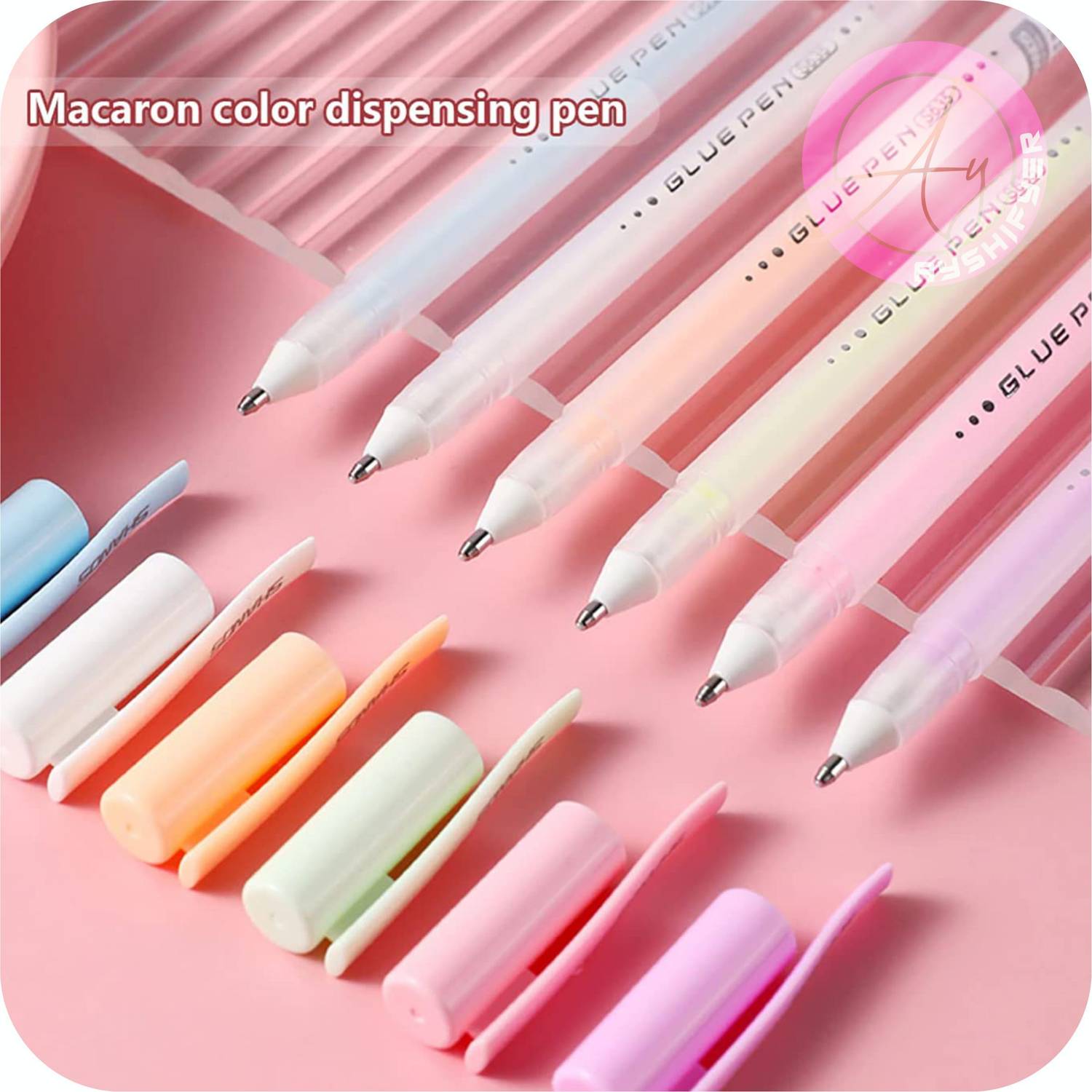 AYSHIFYER 1 Glue Stick Pen Toys, Games, Origami, Art Craft Fast Dry Crack Free Liquid Ink Multi-function Pen