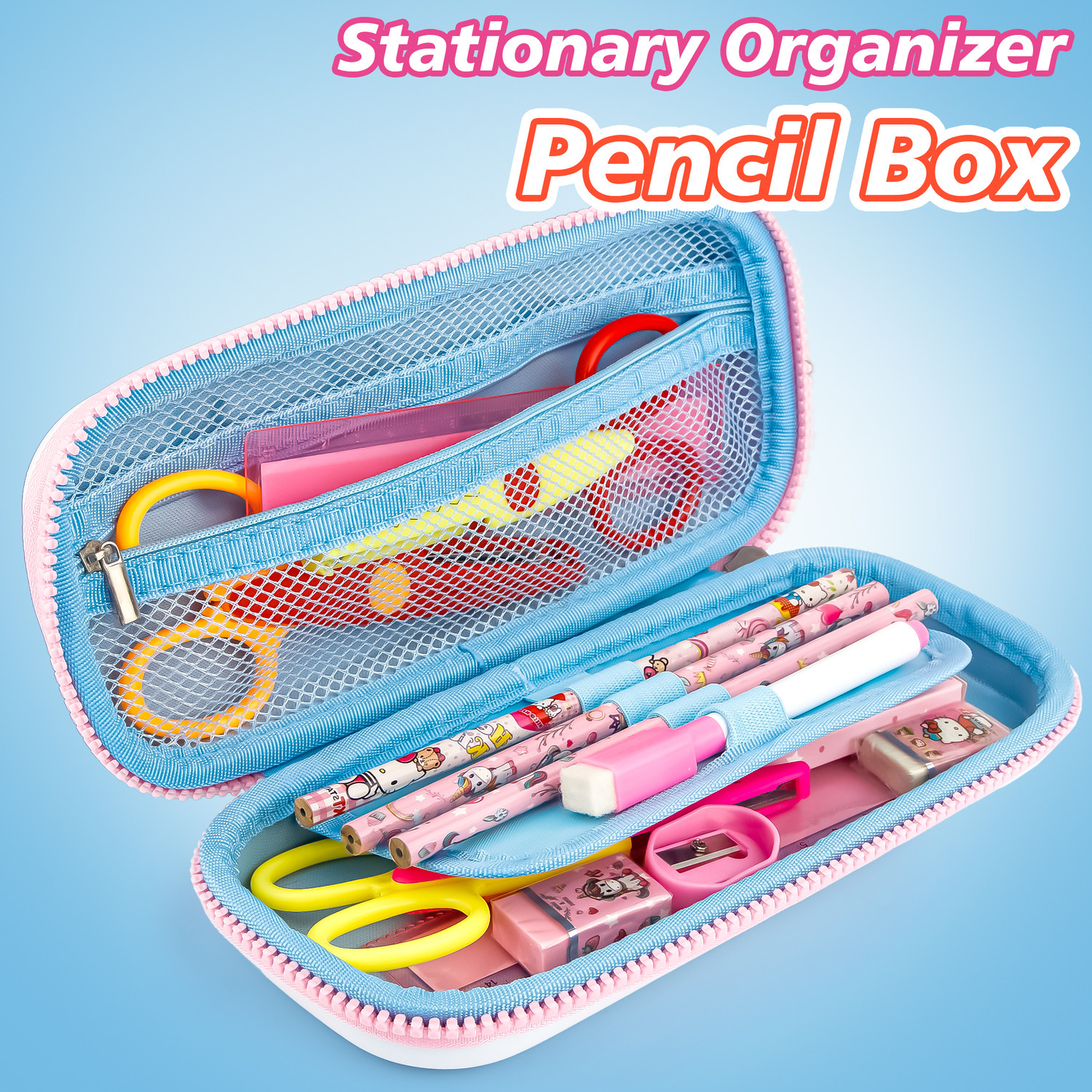 Image of JOY MAKER KBX7064 cat Art EVA Pencil Box