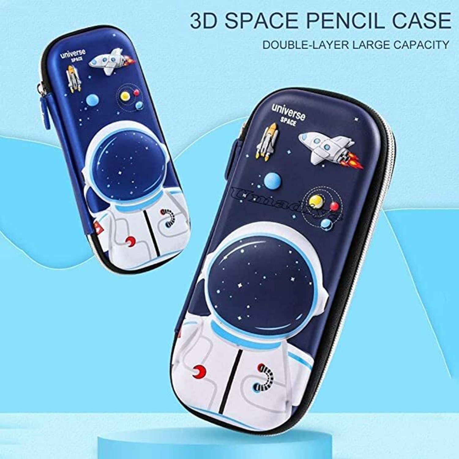 Image of x pulse 3D EVA Space Pencil Case for Kids Pencil Pouch New girls and boys Pencil Pouch 1 Art EVA Pencil Box