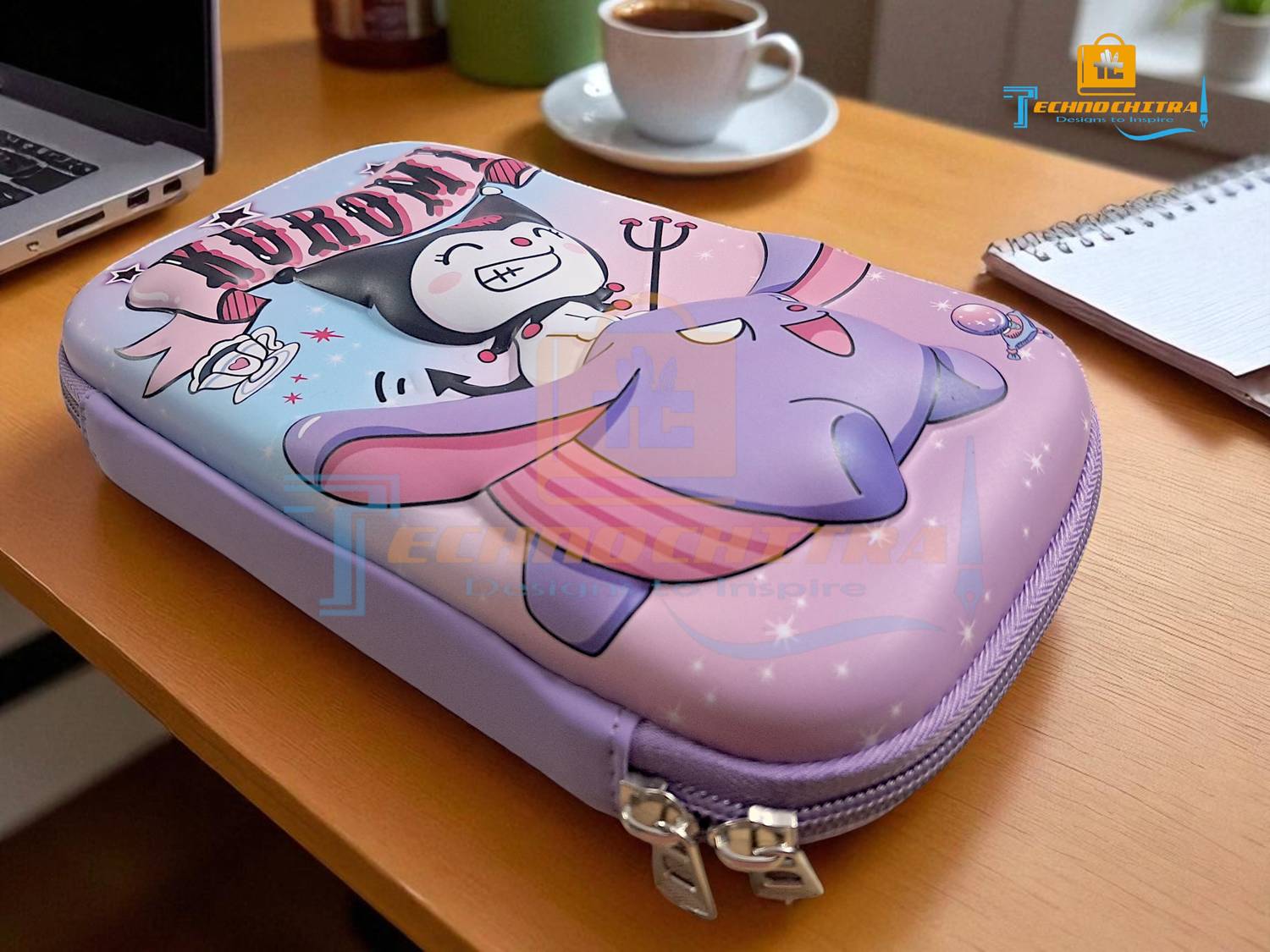 Flipkart.com | TECHNOCHITRA Kuromi 3D EVA Large Pencil Pouch for