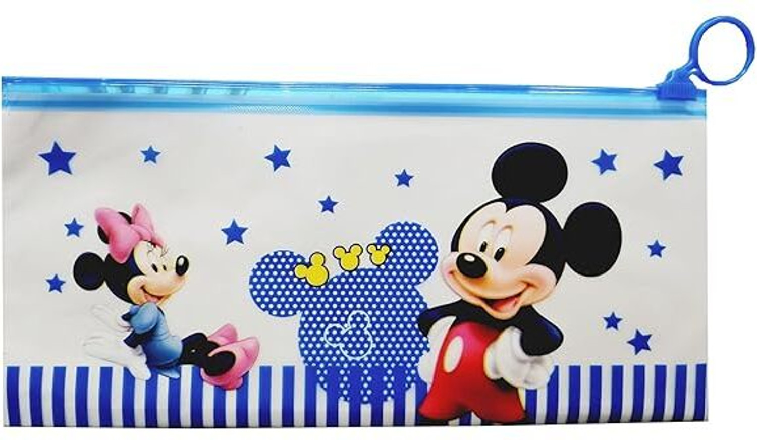 Image of Tiny Tales 40pc Zip Pouch for Pen Pencil Best for Return Gifts cartoon Art Plastic Pencil Box