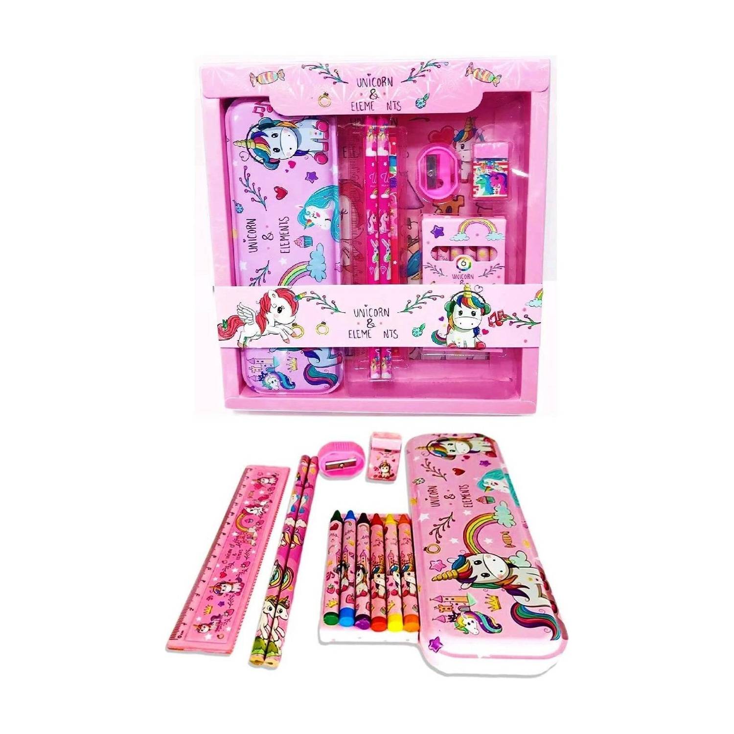 Absolute Evolution Unicorn Unicorn Art Metal Pencil Box