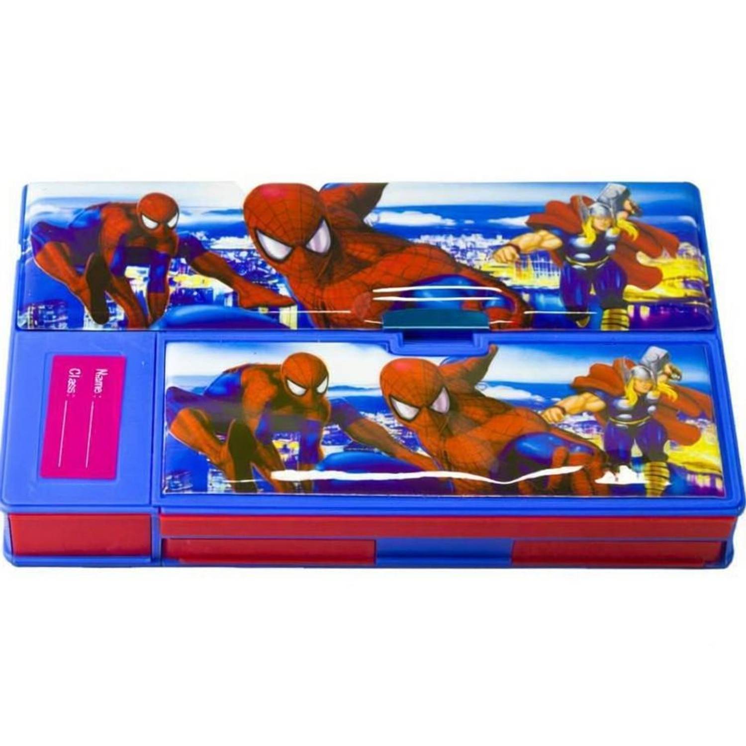 AARVI Avengers Cartoon Character Art Plastic Pencil Box