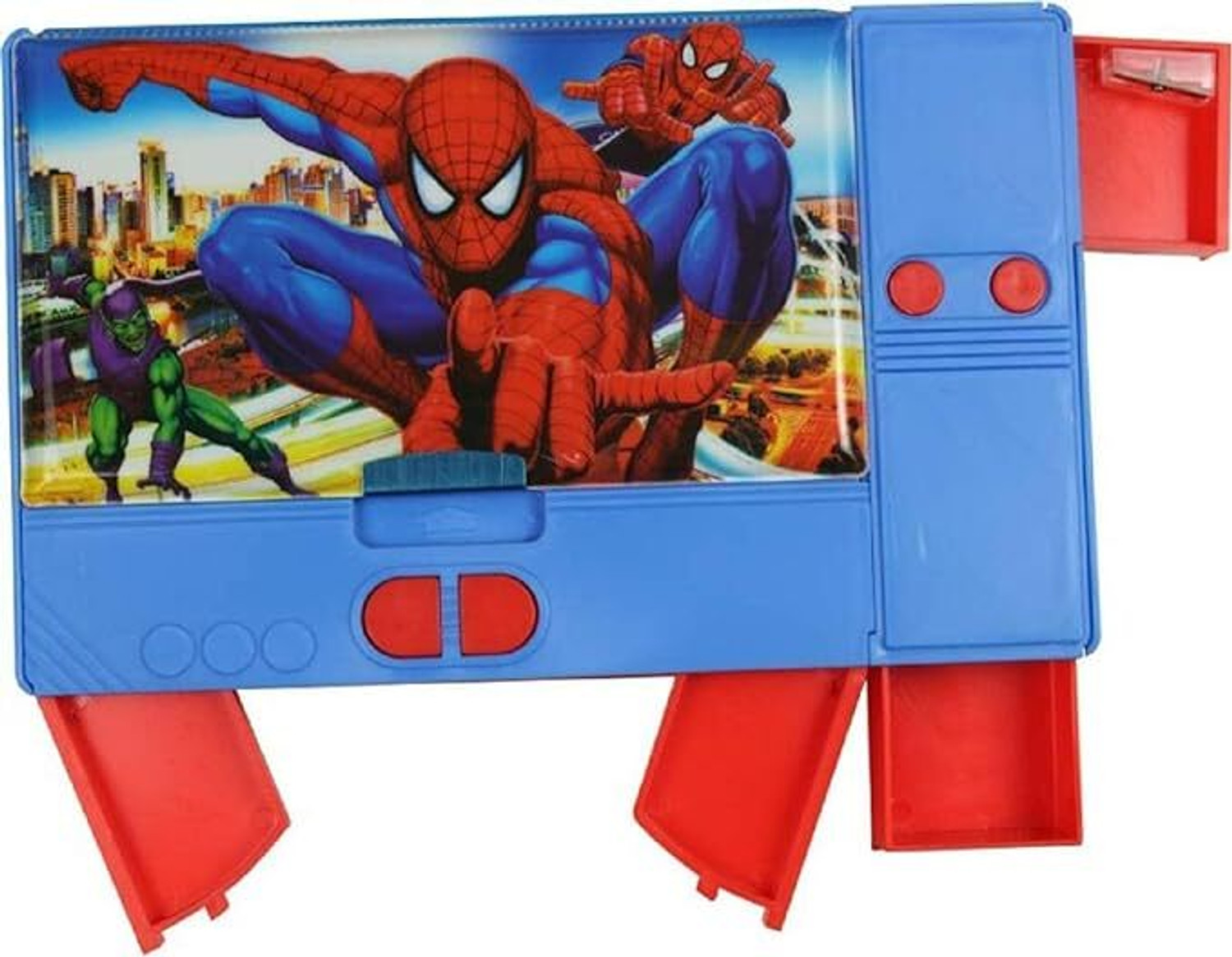 Image of Royal krafts Jumbo Spiderman Art Plastic Pencil Box