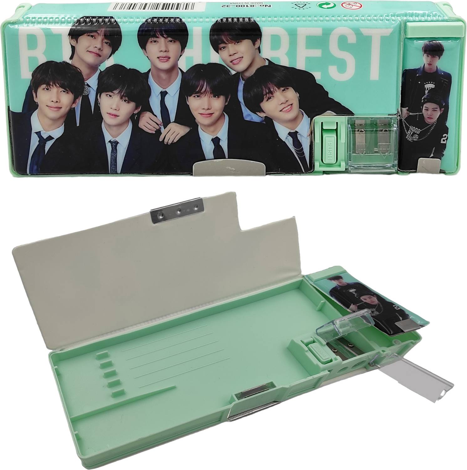 アイドル BTS B071 Flipkart.com | dishvy BTS Pencil Box with inbuilt Dual sharpener