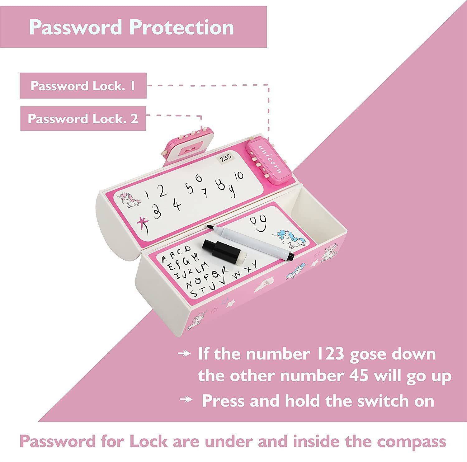 Flipkart.com | Saputra Suitcase Style Password Lock Pencil Case