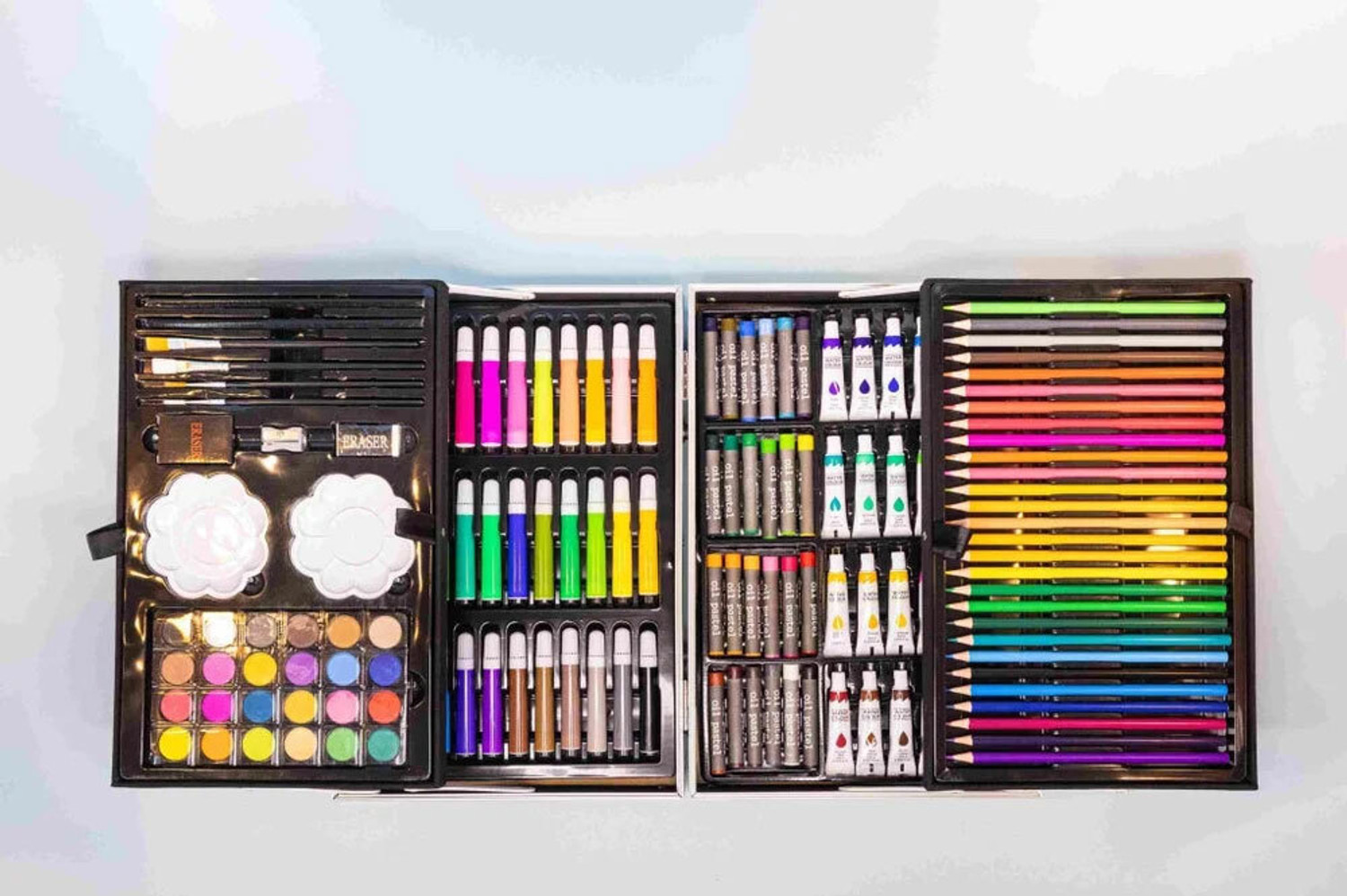 Image of Neel Spcae Art & Craft Painting Box,Big Coloring Suitcase Multiple 145 Color Kit Set