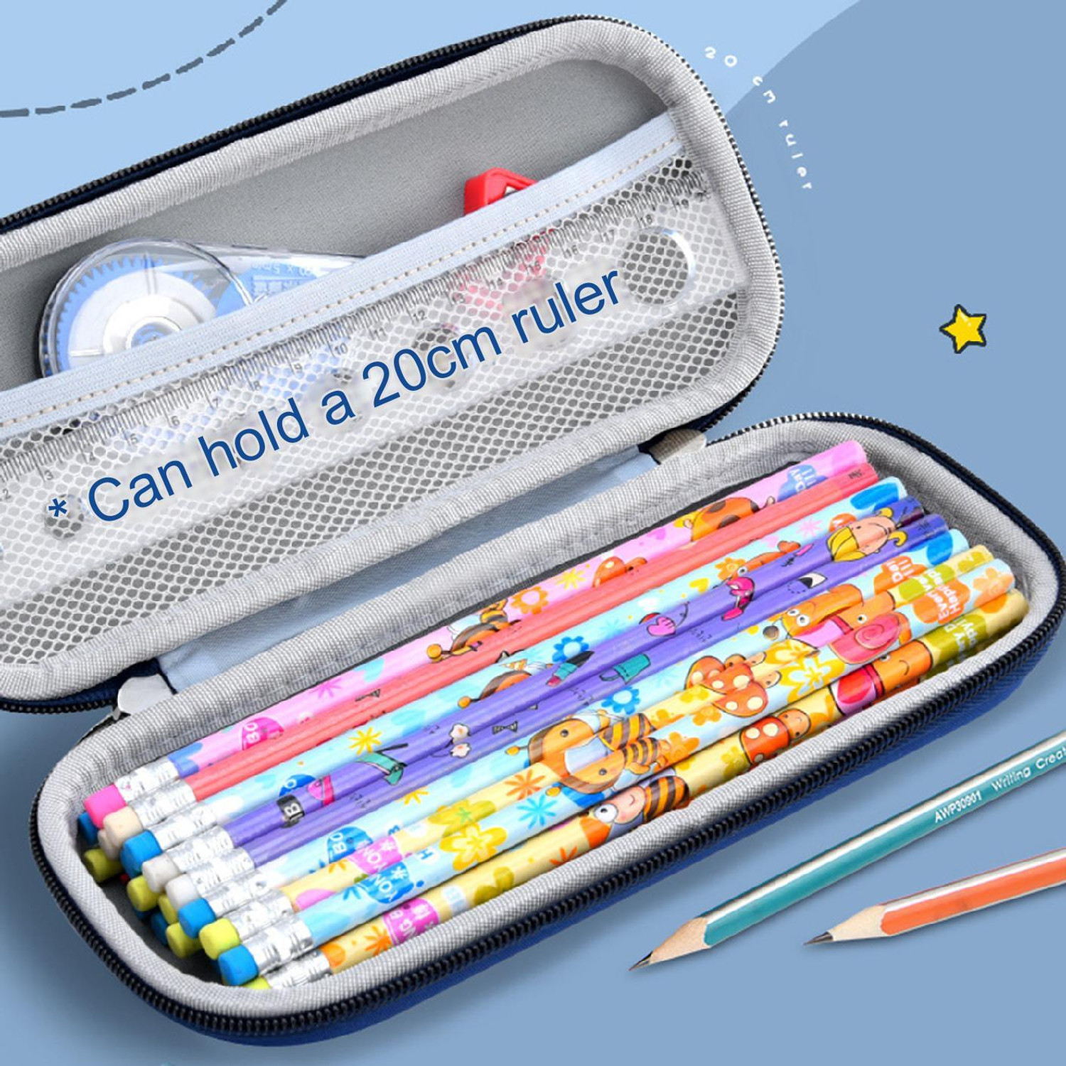 Image of shree giriraj enterprise JOY MAKER pencil box Space Ship Rocket Quest Art Plastic Pencil Box