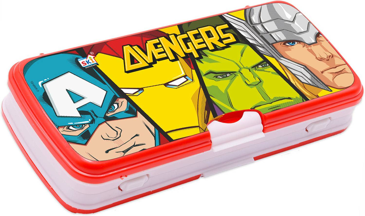 Flipkart.com | SKI Xylo Big Pencil Box with White Board Avenger