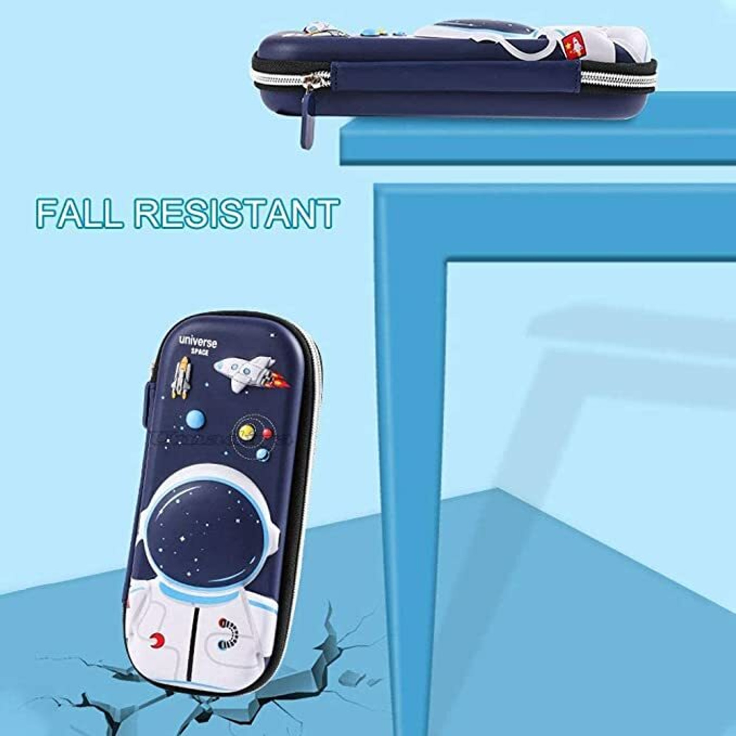 Image of x pulse 3D EVA Space Pencil Case for Kids Pencil Pouch New girls and boys Pencil Pouch 1 Art EVA Pencil Box