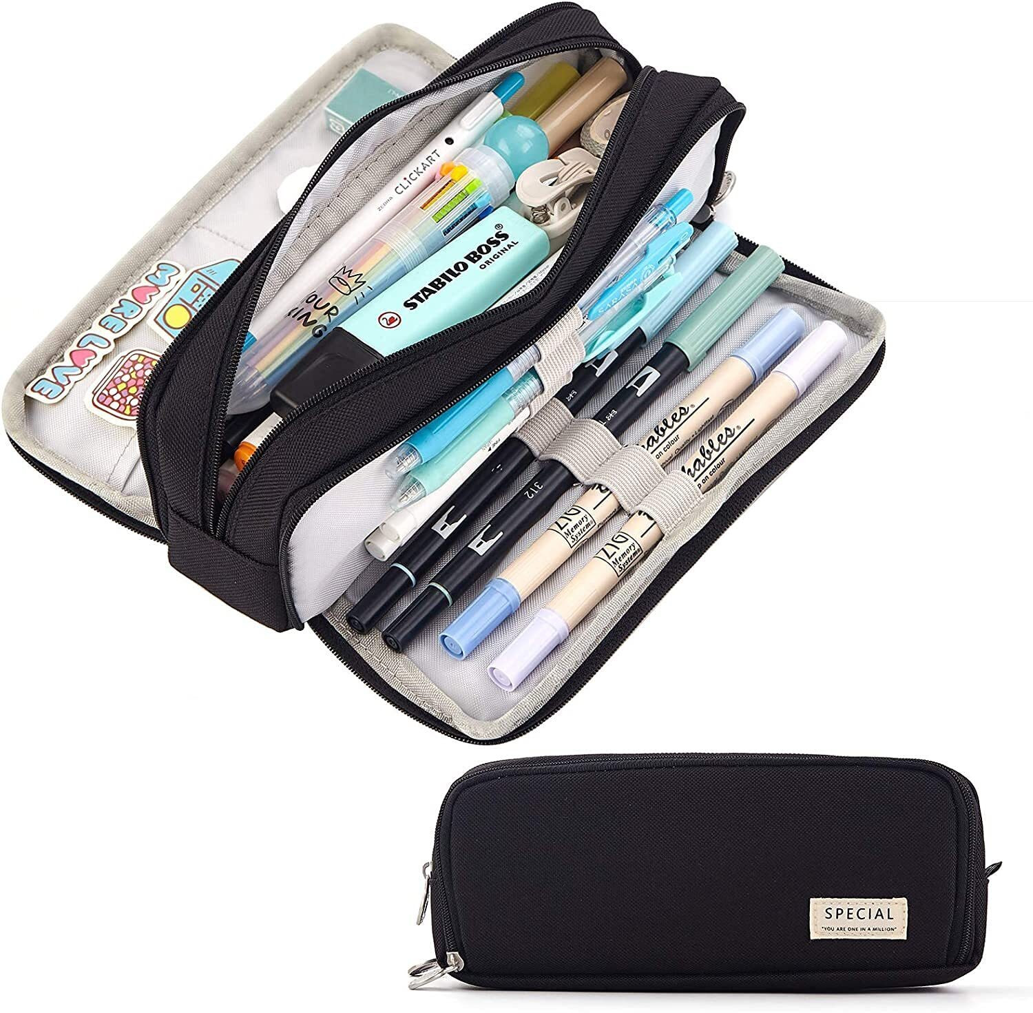 Image of ketmart Pencil box 120 1 Art Artificial Leather Pencil Box