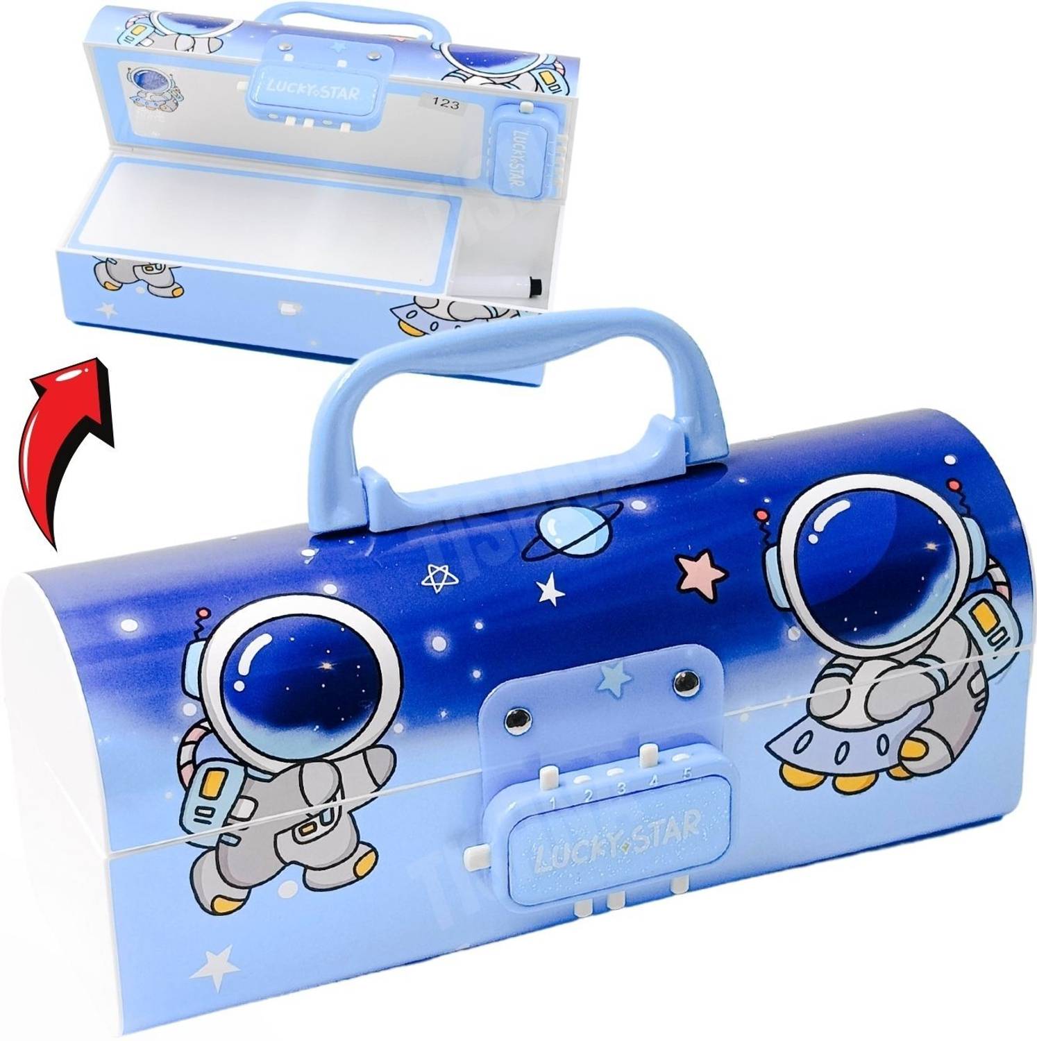 Flipkart.com | Saputra Space Pencil Box with Style Dual Password