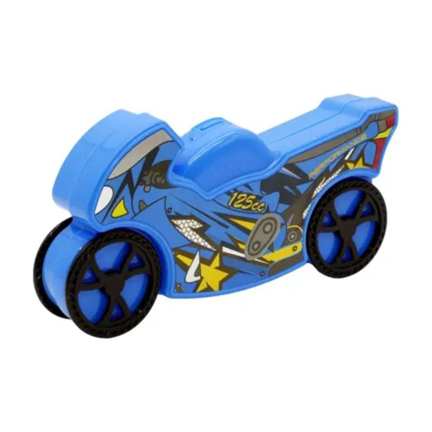 Aishwarya sporty bike design (with “125cc” styling) Racing Bike Theme Art Plastic Pencil Box