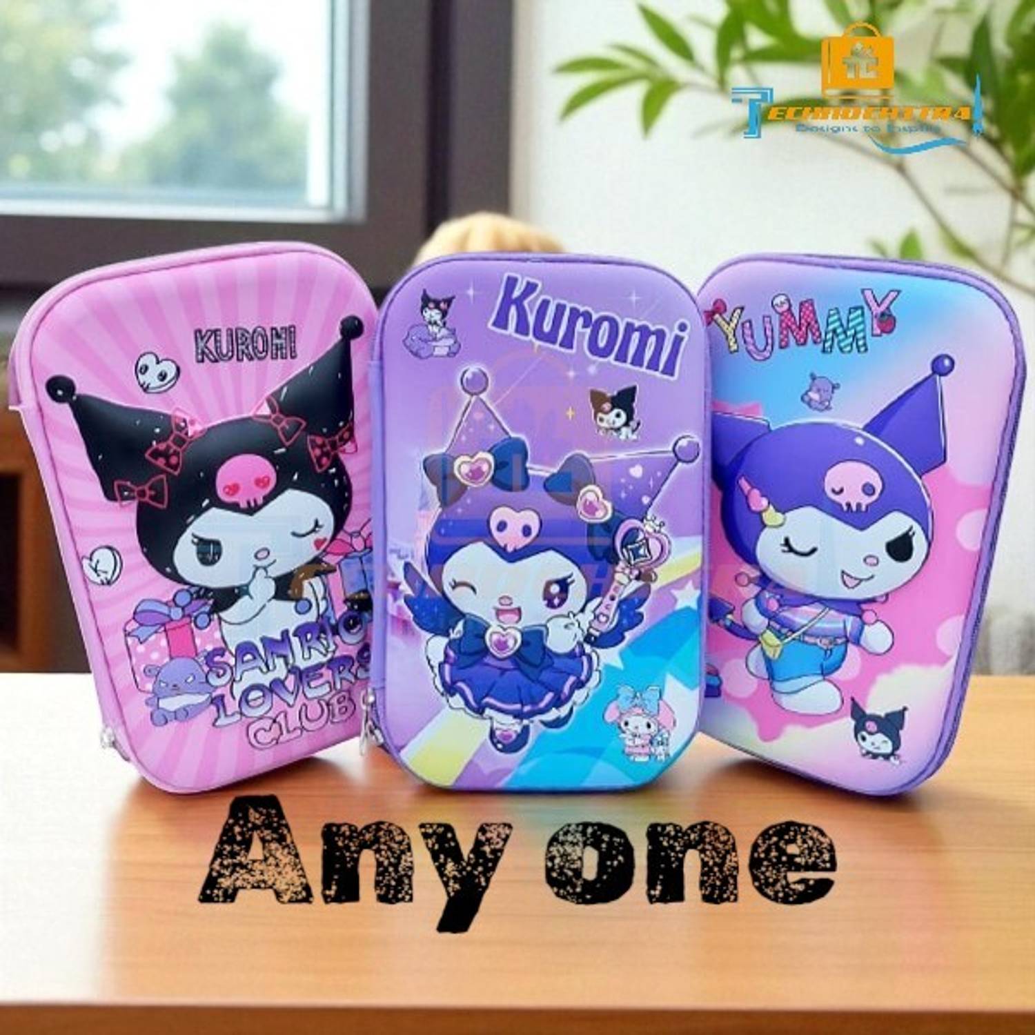 Flipkart.com | TECHNOCHITRA Kuromi 3D EVA Large Pencil Pouch for