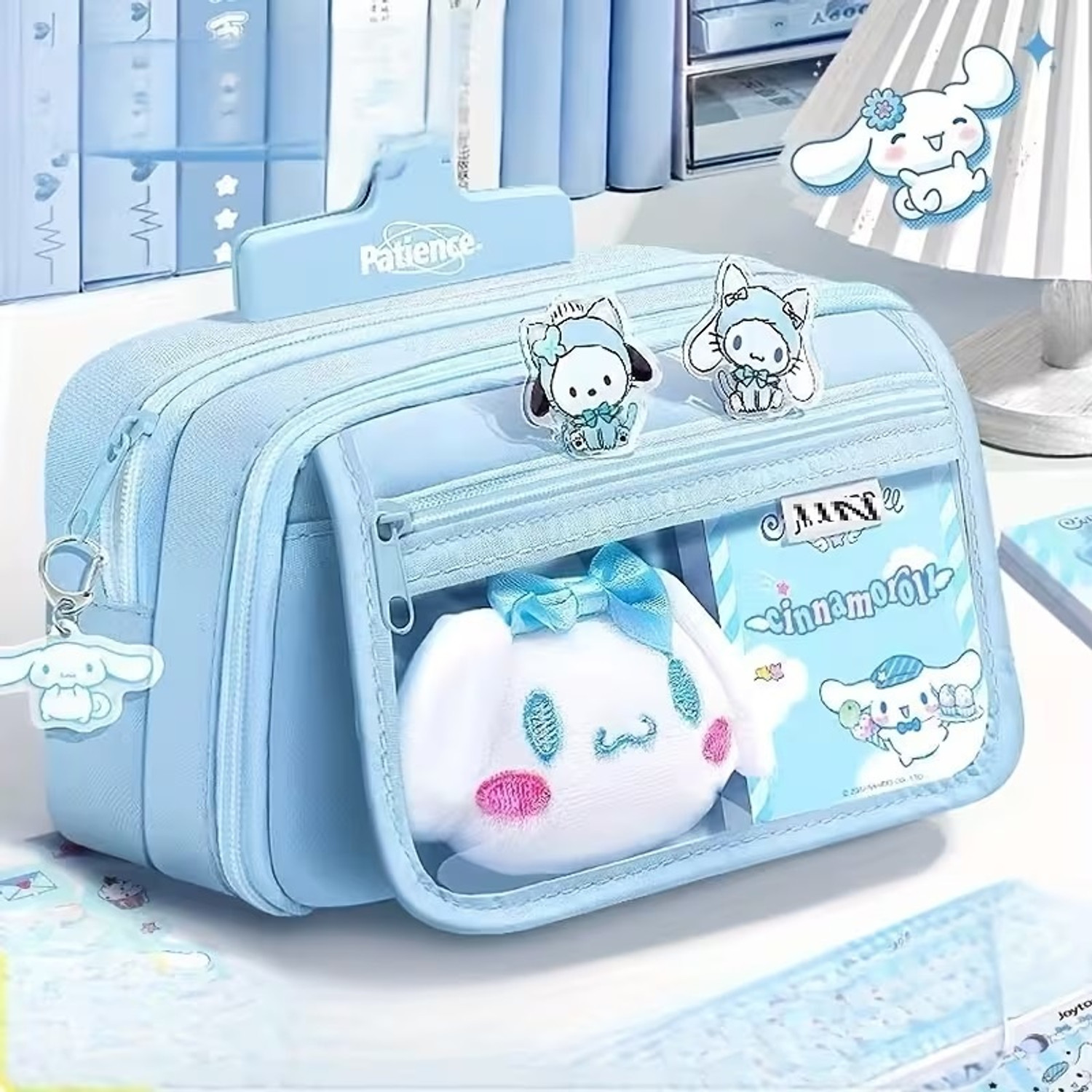 Akvanar Pencil Pouch Cute Design school Supplies Holder pencil Box Geometry Box