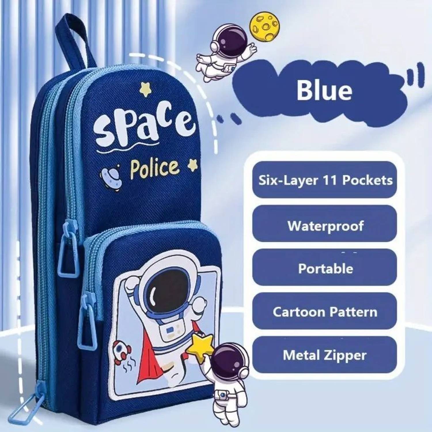 Flipkart.com | Zoniex School bag type pencil pouch ZX1205(40) Cute