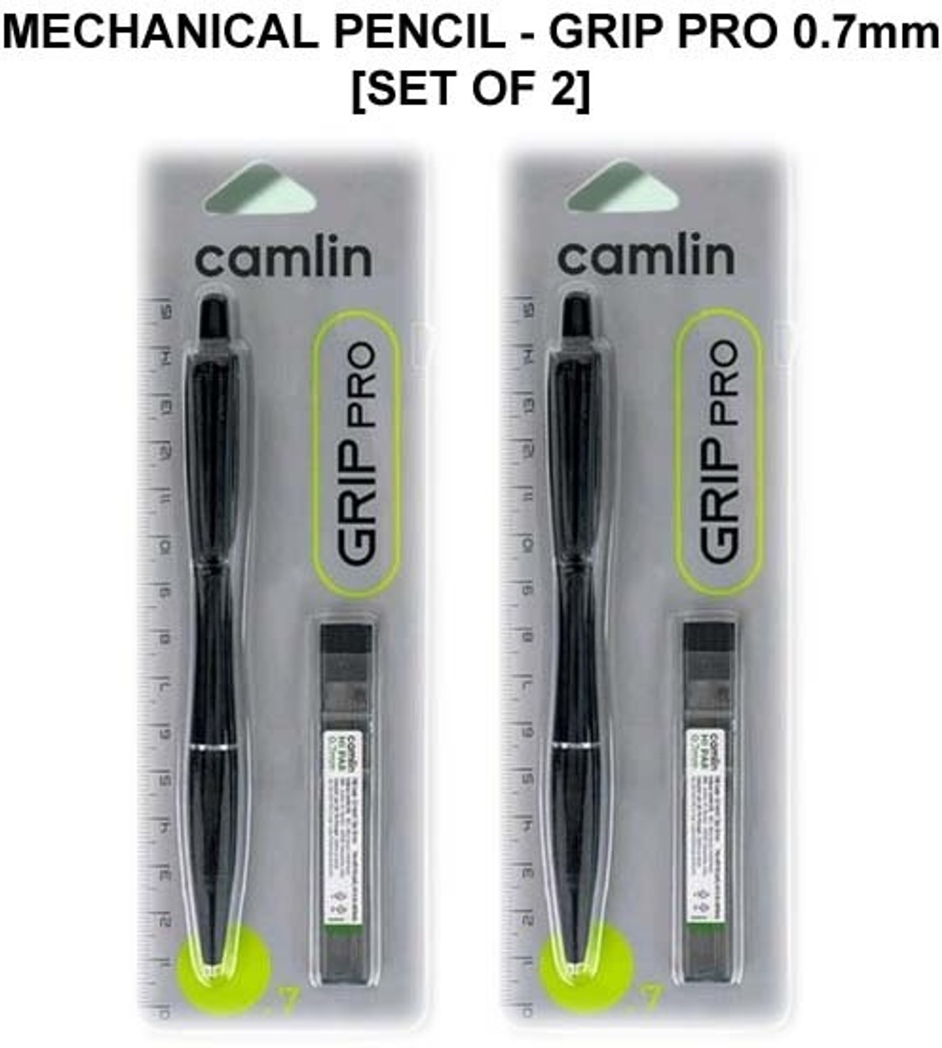 Image of Camlin Grip Pro Mechanical | 0.7 mm | Built in Eraser | Precise & Consistent Line | Pencil
