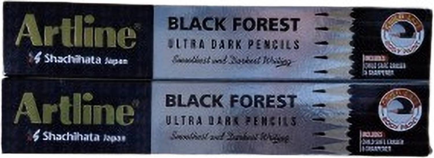Artline BLACK FOREST ULTRA DARK PENCILS | PACK OF 2 PENCILS | 10 PENCILS EACH PACK Pencil
