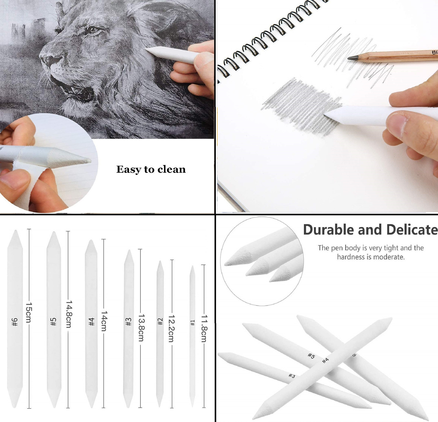 Image of Craftacious Artline Graphite Pencils w / Sketching /Drawing Tools Set + A5 Sketch Pad