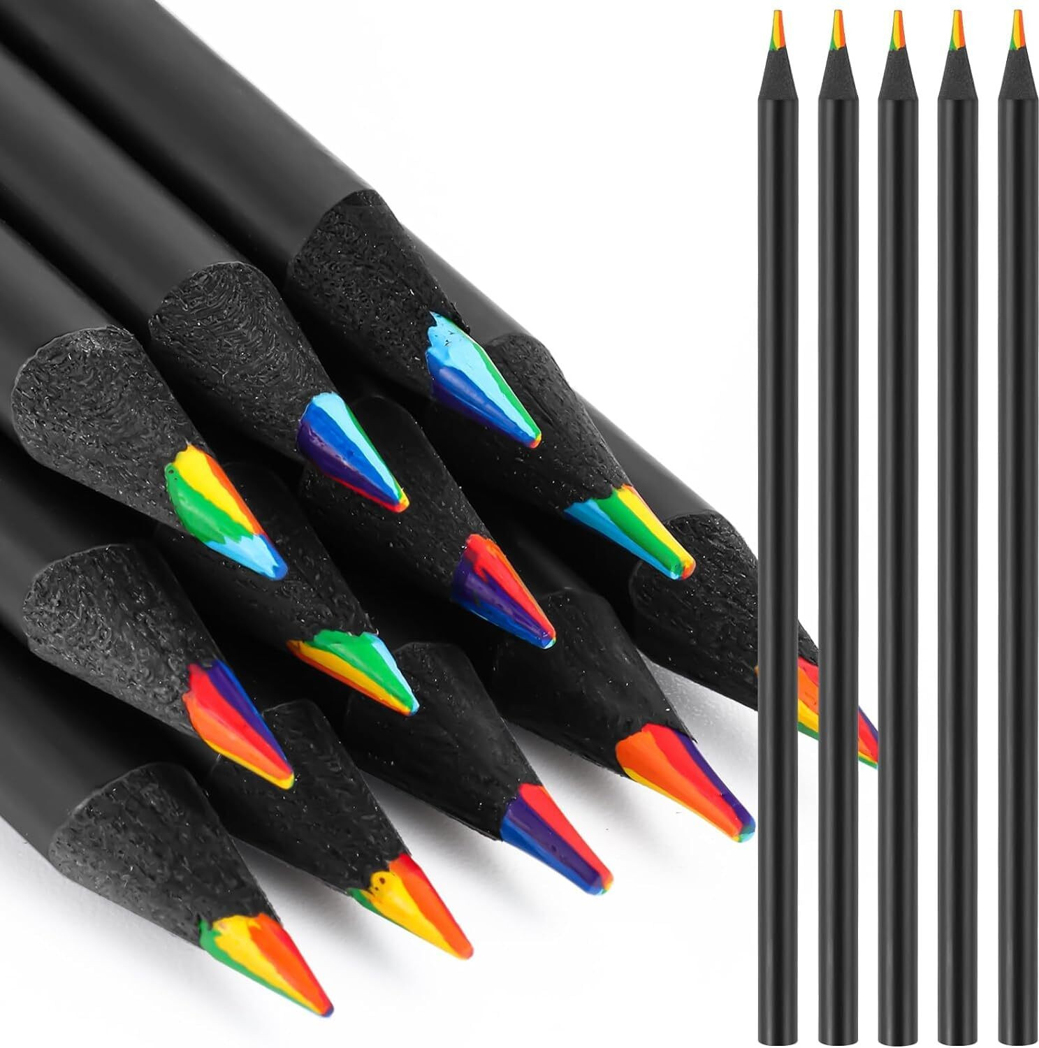 Image of crownsmill Color Pencil ROUND Shaped Color Pencils
