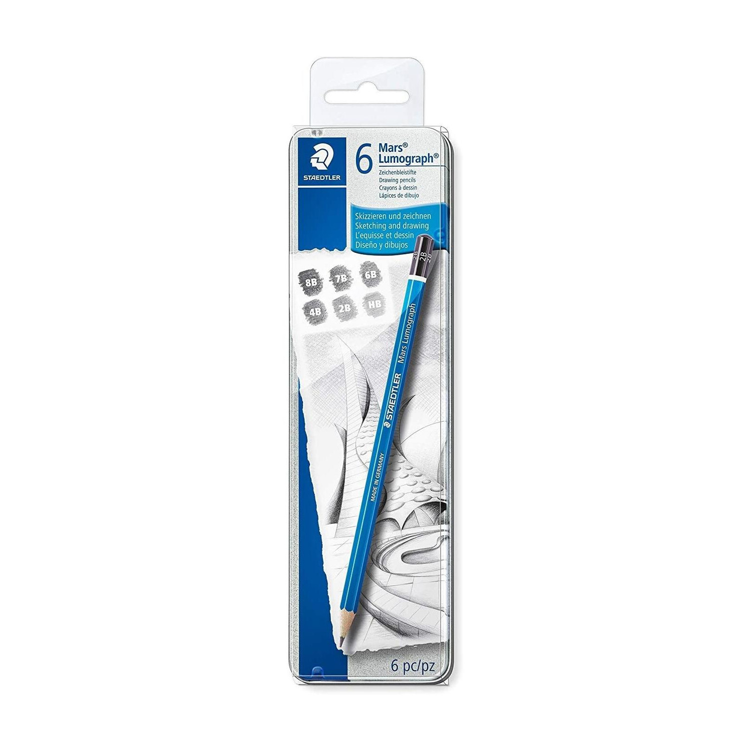 Image of STAEDTLER 100 G6 Pencil (Set of 6, Assorted)