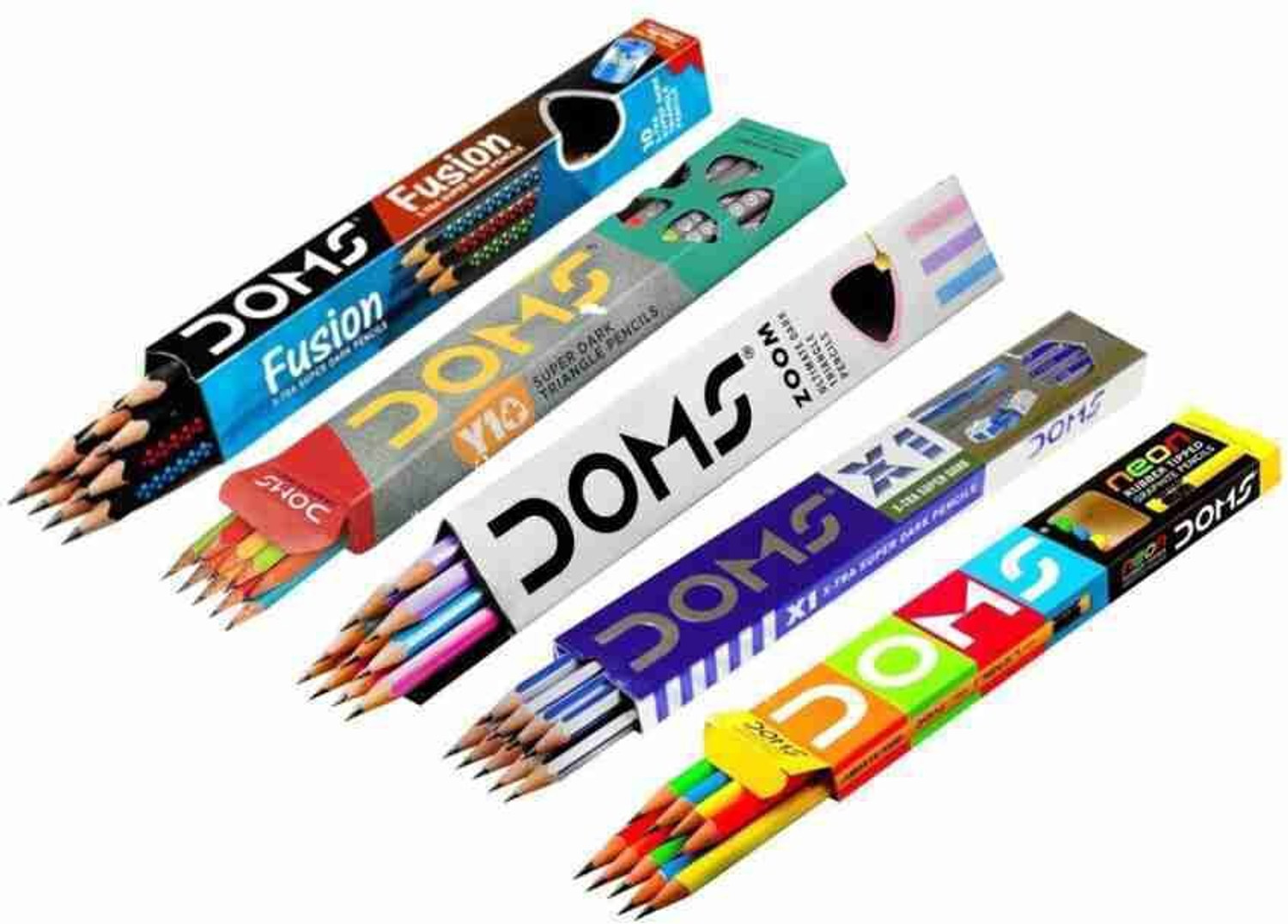 Image of DOMS Neon,X1,Y1+,Apsara Absolute,Platinum Pencil