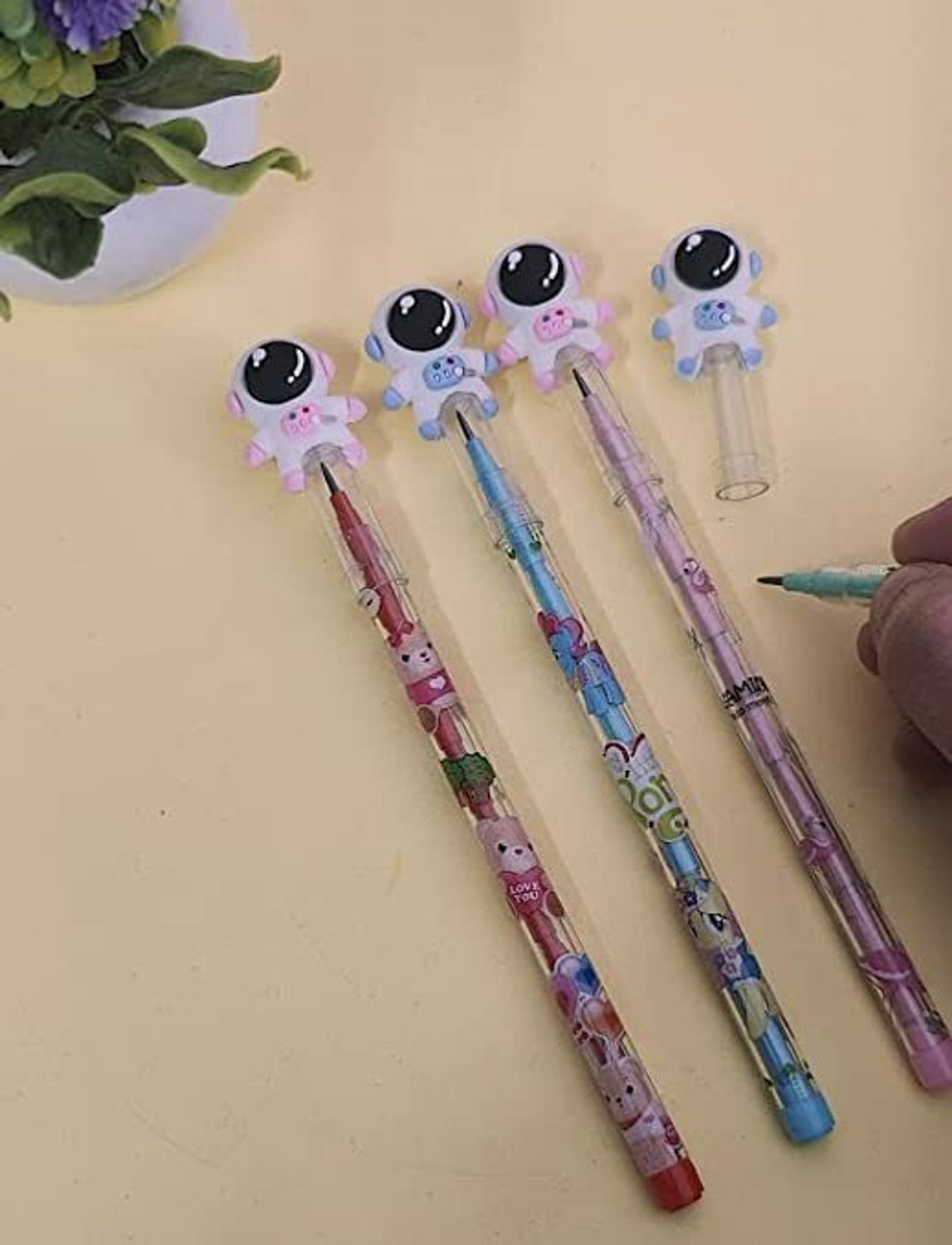Image of Tera13 Cartoon Pencil For Kids /Space Pencil Set For Boys Kids Pencil
