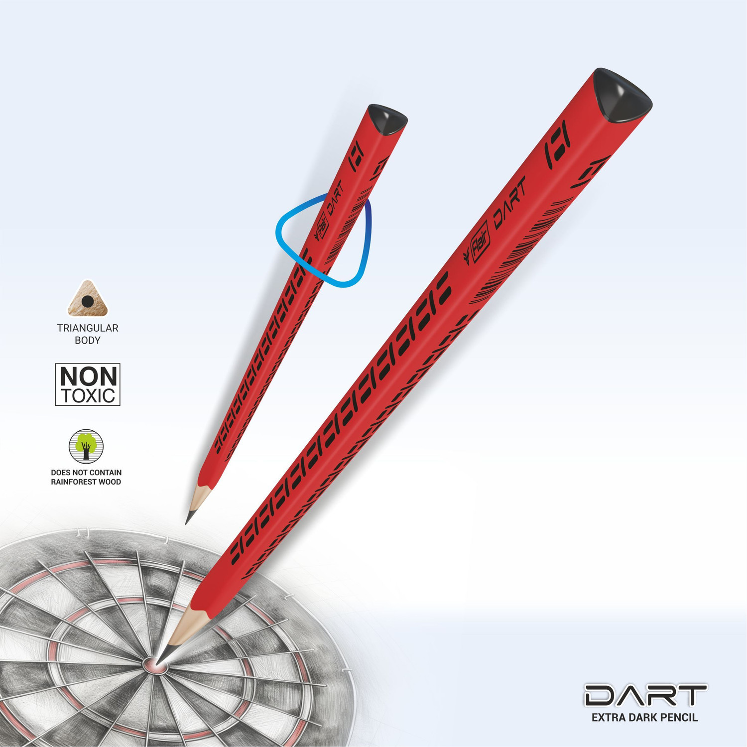 Image of Flair Creative Dart Pencil Pack of 50 Pencil
