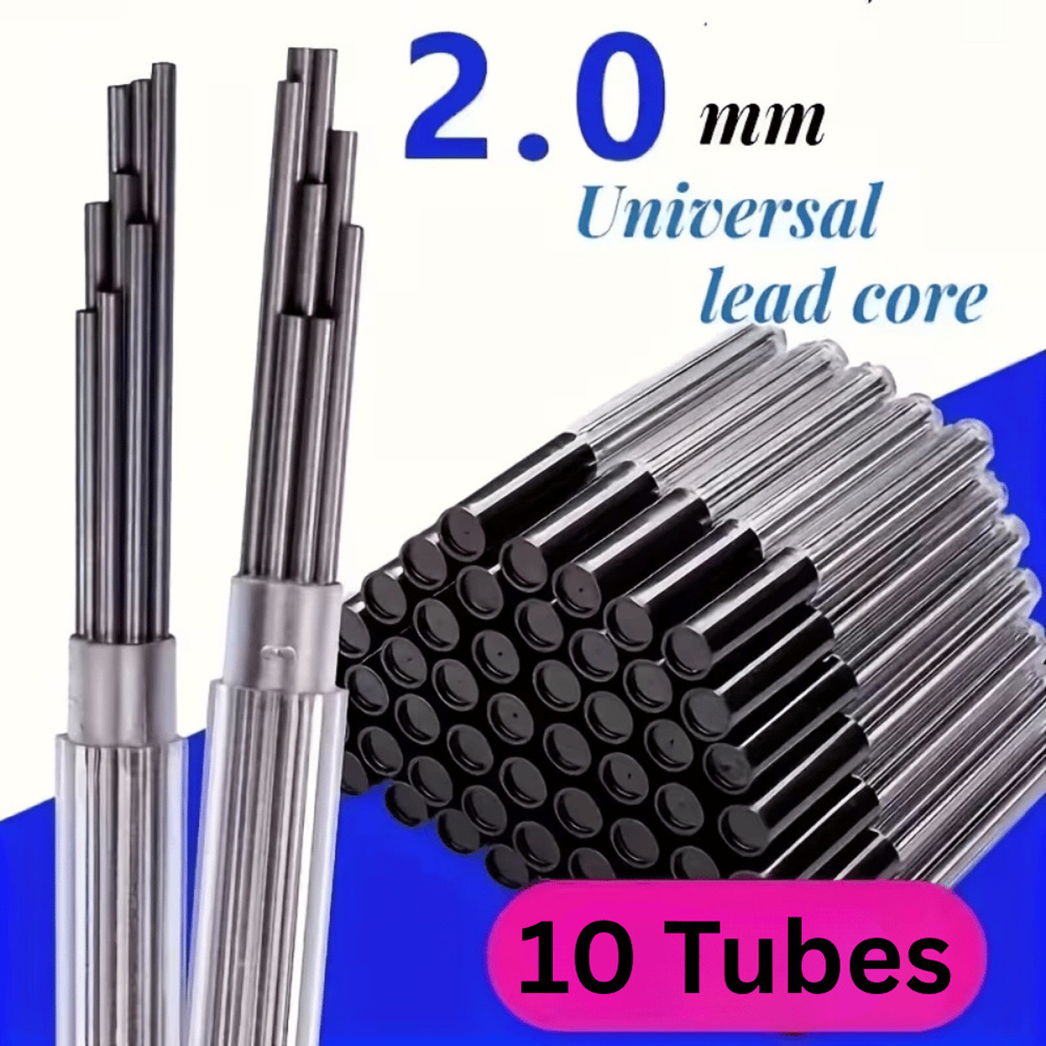 KAVIKJ 2.0mm HB Mechanical Pencil Leads -Total 80 Leads Pencil
