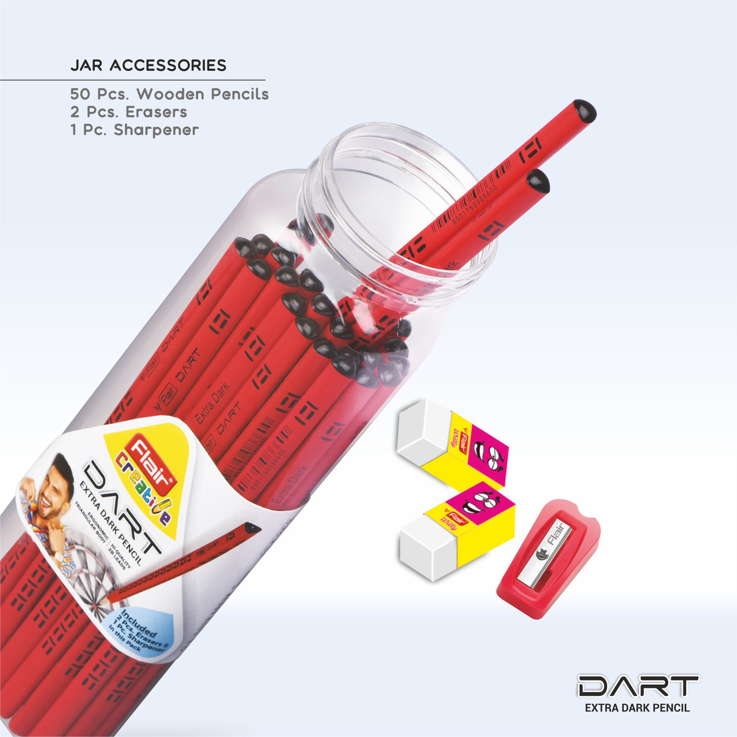 Image of Flair Creative Dart Pencil Pack of 50 Pencil