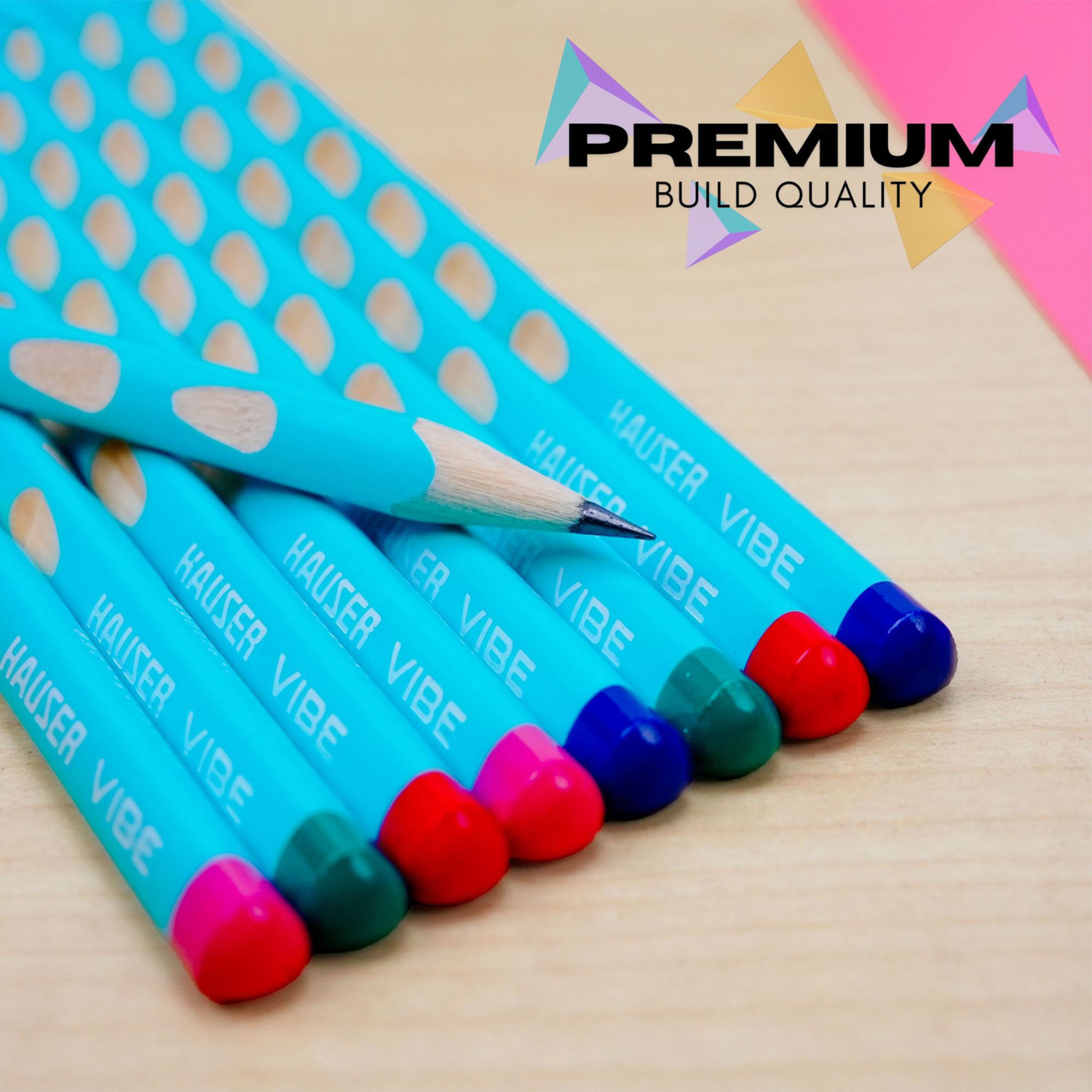 Image of HAUSER Vibe Wooden Pencil Pack of 50 Pencil