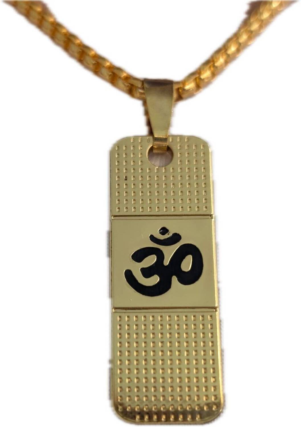 アクセサリー Om Snazzy Works Premium Gold Om Pendant for Men & Women Anti-Tarnish