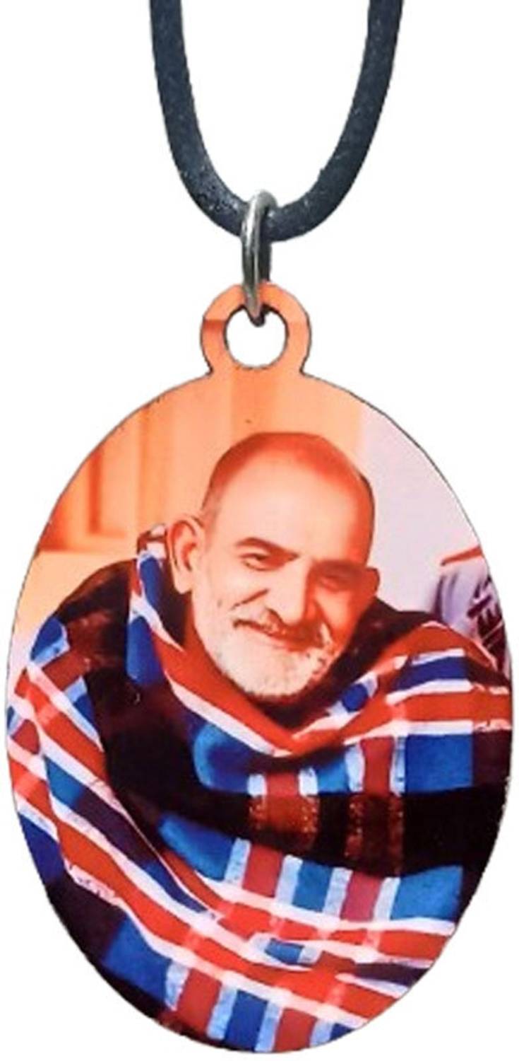 ALDOMIN Aldomin Neem Karoli (Karori) Baba Pine Wood pendant Wood Pendant