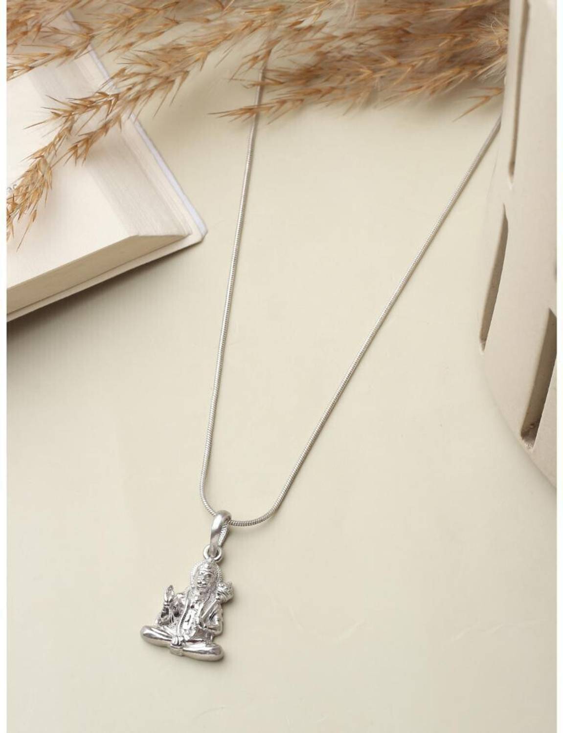 925 puur zilver Lord HANUMAN hanger beste gifting hanger, tarwe ketting ketting medaillon beste gifting delicate unisex sieraden nsp742 - België