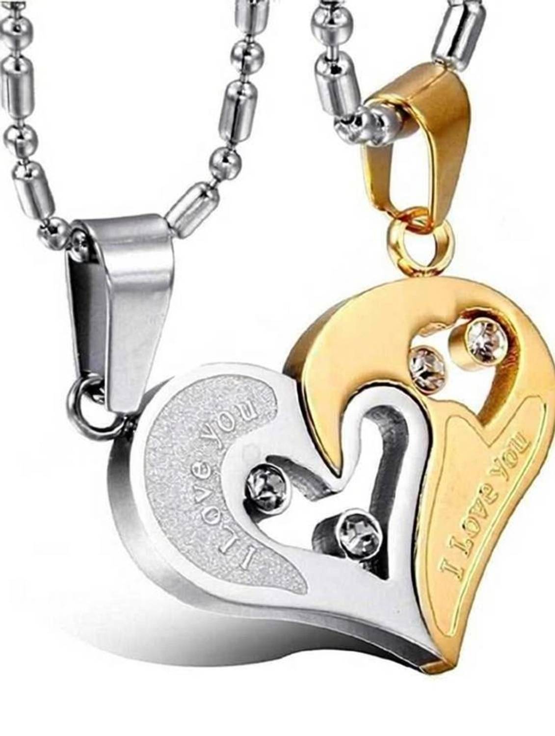 accessoo Sterling Silver Metal Pendant Set