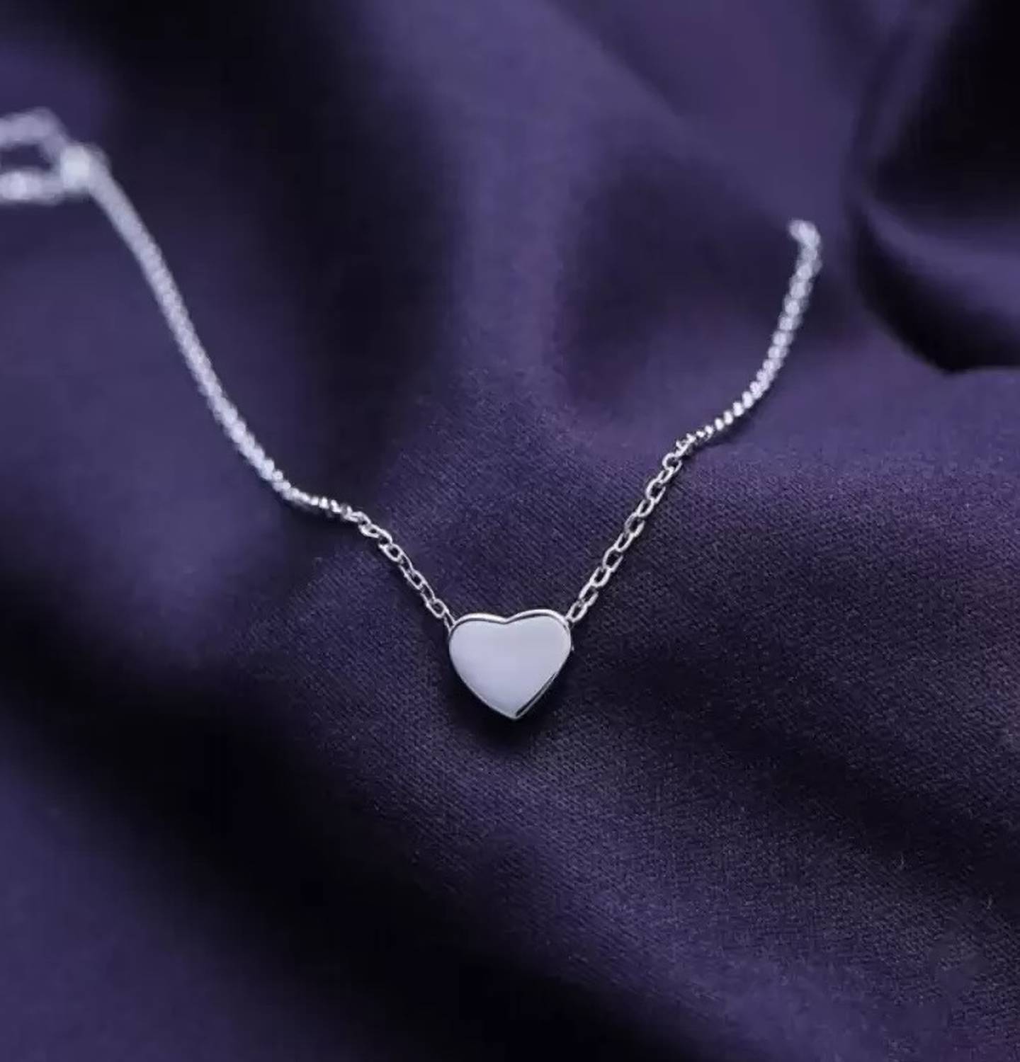BigWheels Silver Stainless Steel Mini Love Heart Charm Pendant Locket Necklace Chain Silver Stainless Steel Pendant Set