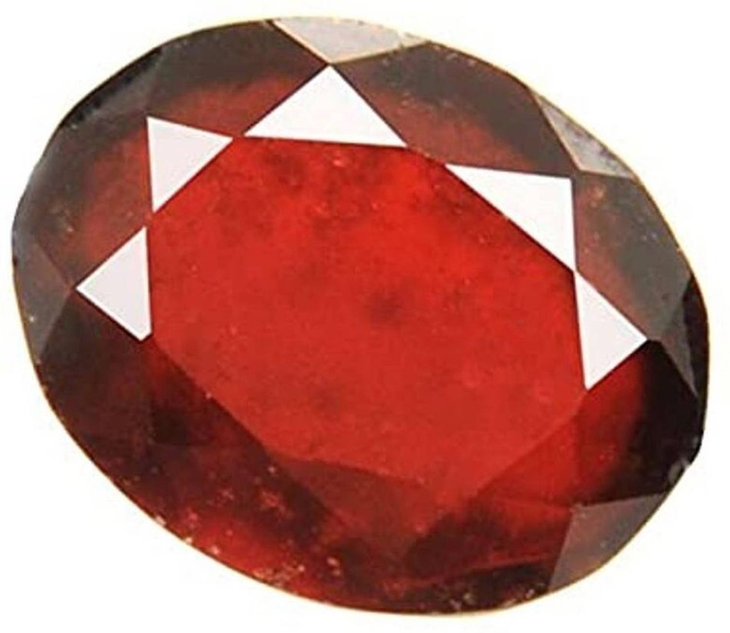 MARATNA 8.25 Ratti Natural Hessonite Gomed Garnet Gemstone with Lab Certificate Garnet Stone