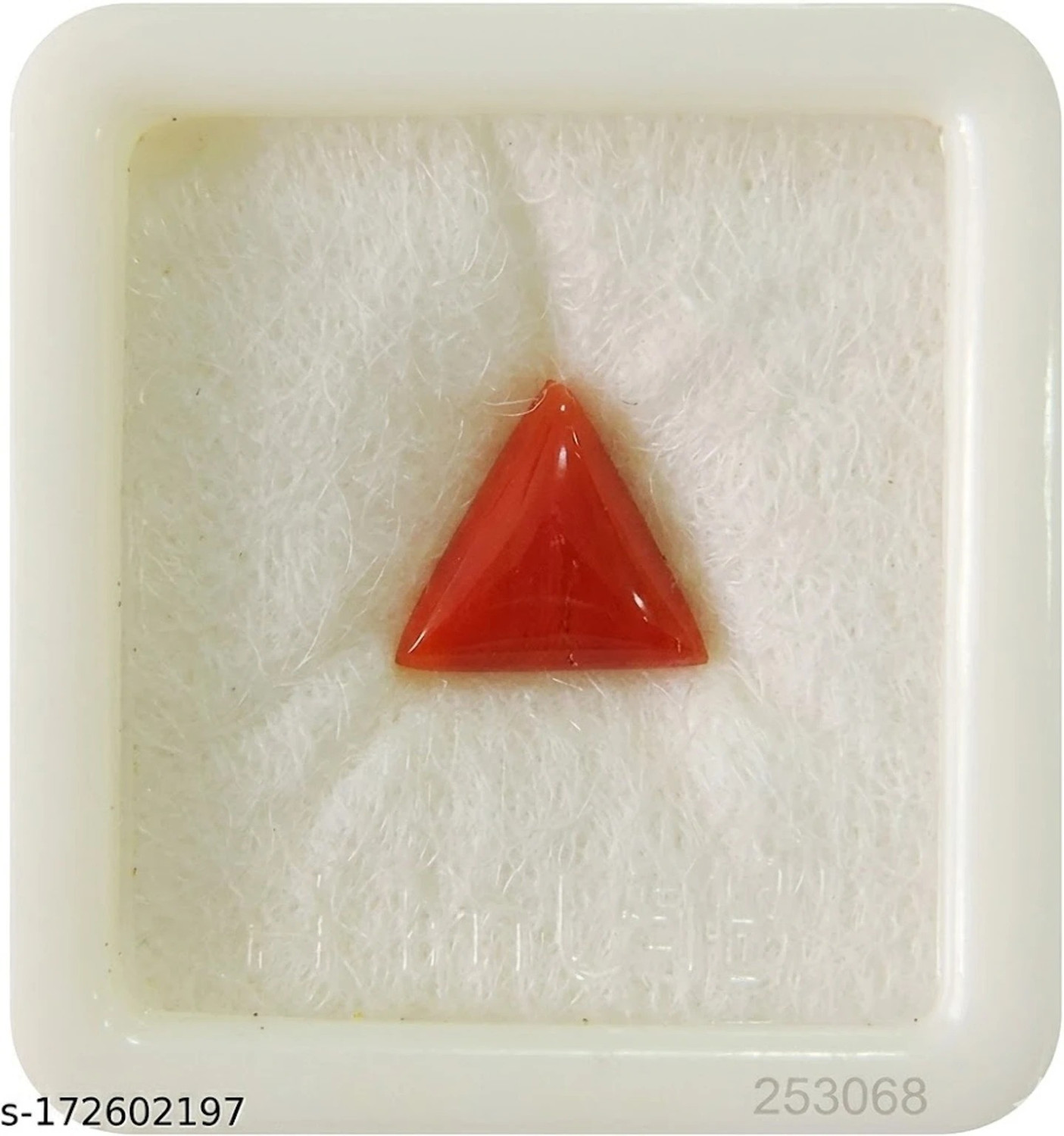 Image of TRUERIVER.1 7.25 Ratti Natural Red Moonga Gemstone Rashi Ratan Stone Coral Stone